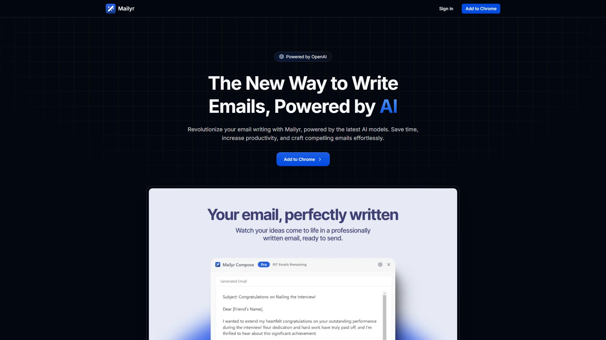 Mailyr Mailyr Interface & Screenshots Mailyr Mailyr Interface & Screenshots