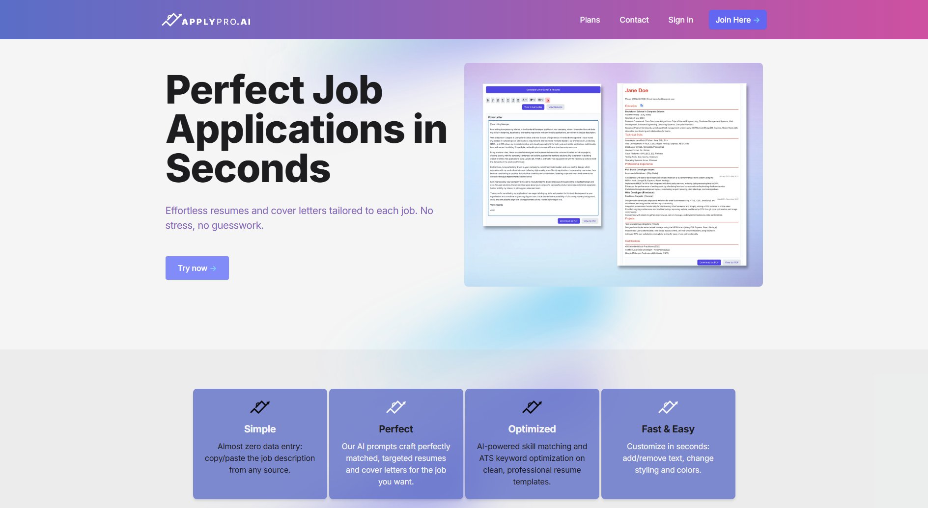 ApplyPro ApplyPro Interface & Screenshots ApplyPro ApplyPro Interface & Screenshots
