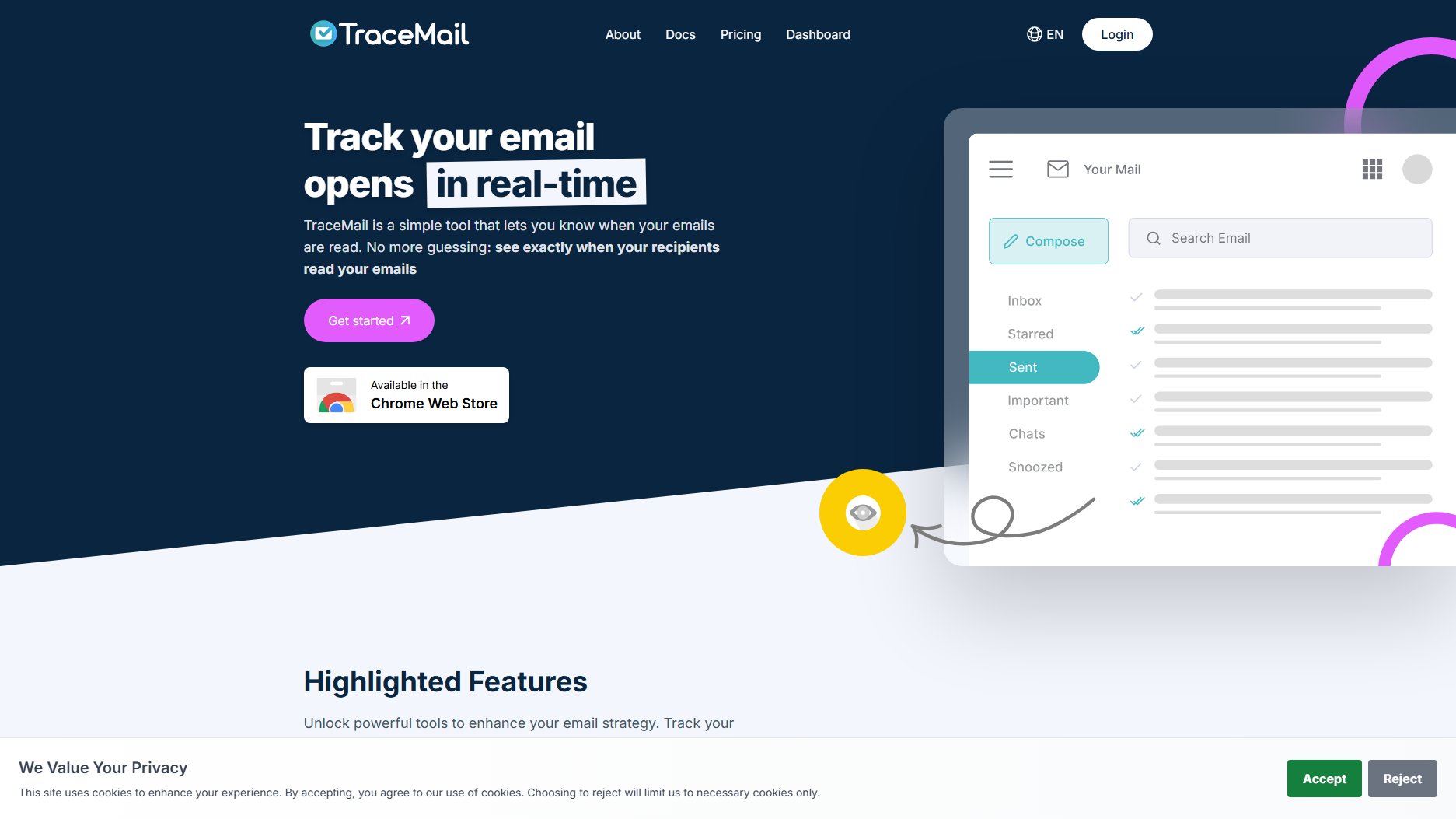 TraceMail TraceMail Interface & Screenshots TraceMail TraceMail Interface & Screenshots