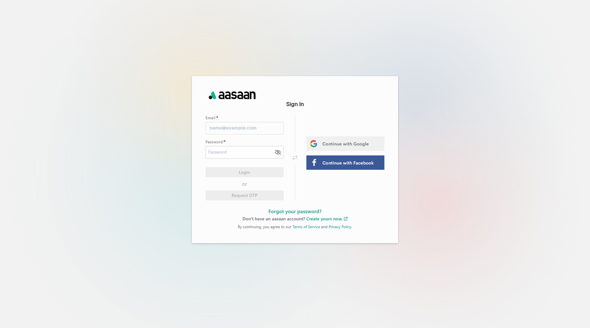 Aasaan Aasaan Interface & Screenshots Aasaan Aasaan Interface & Screenshots