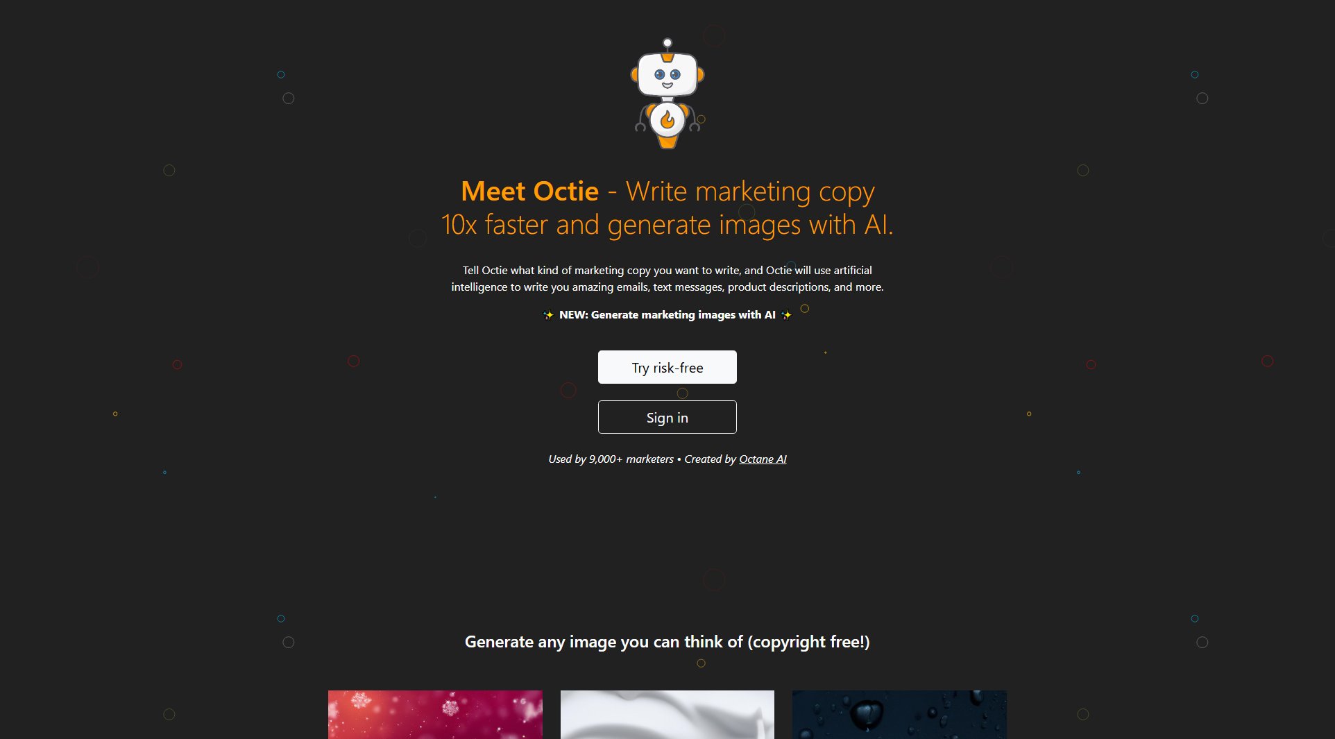 Octie Octie Interface & Screenshots