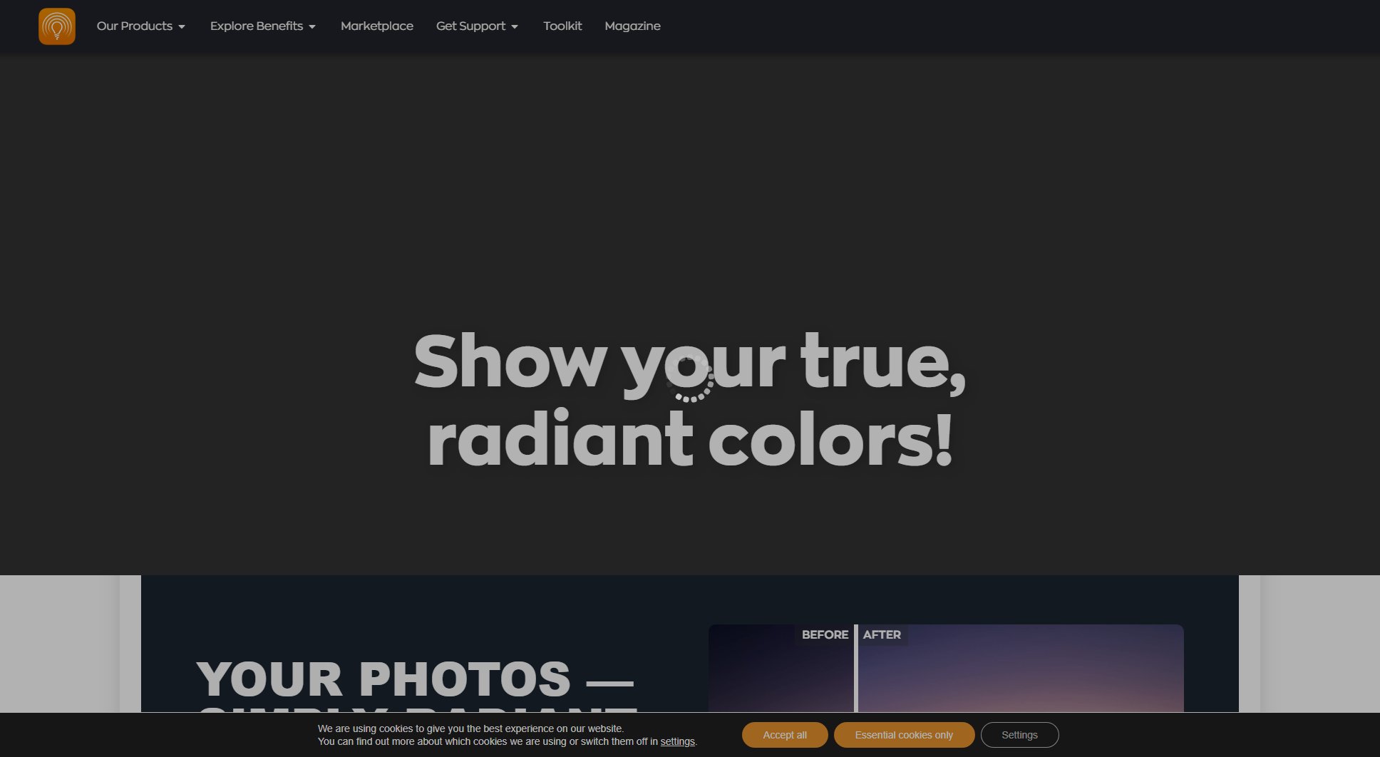 Radiant Photo Radiant Photo Interface & Screenshots