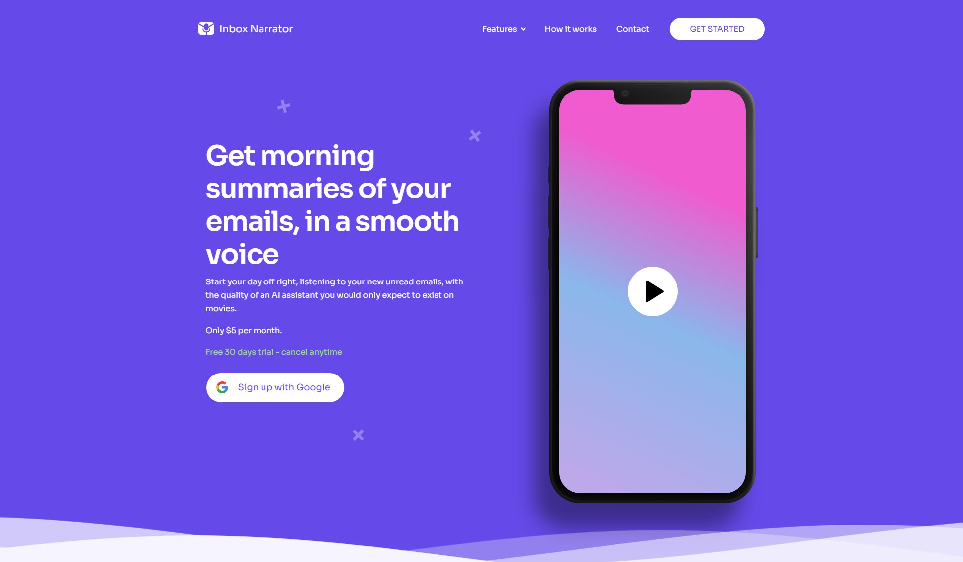 Inbox Narrator Inbox Narrator Interface & Screenshots
