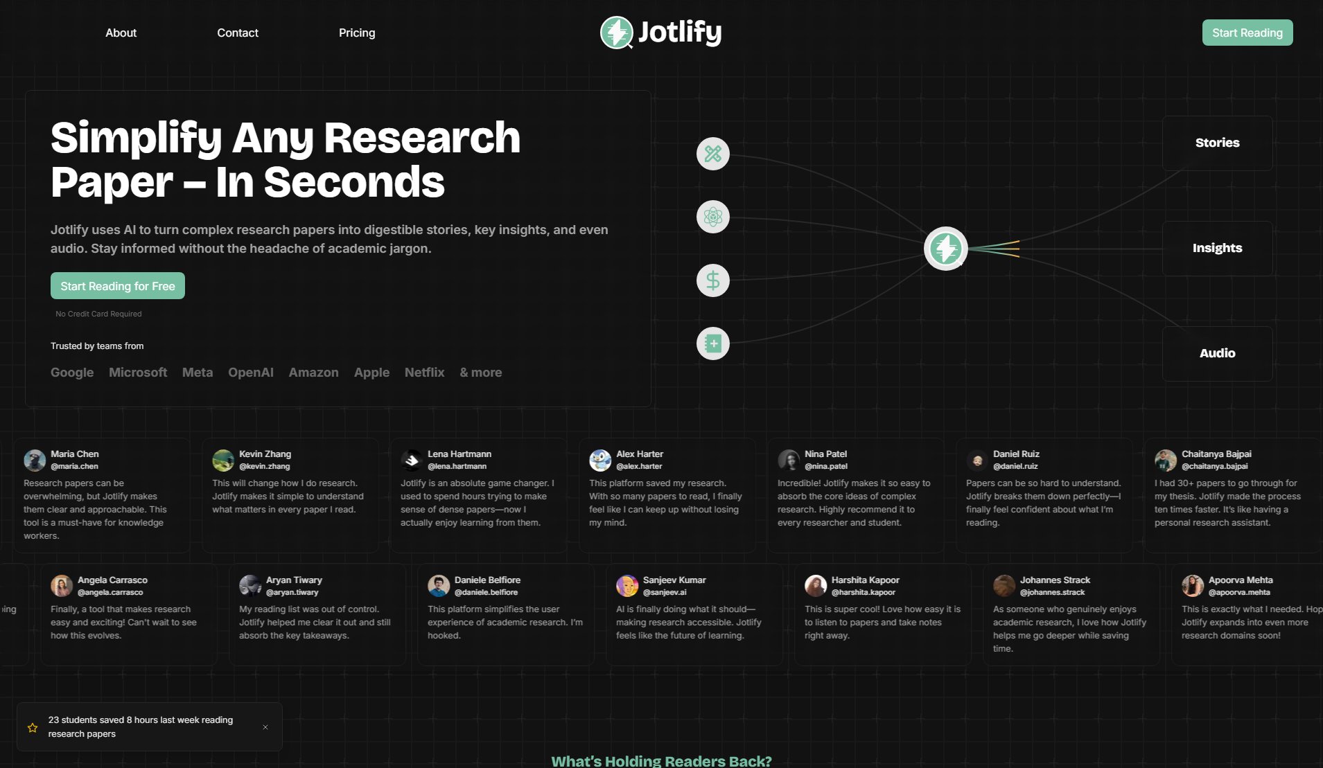 Jotlify Jotlify Interface & Screenshots Jotlify Jotlify Interface & Screenshots