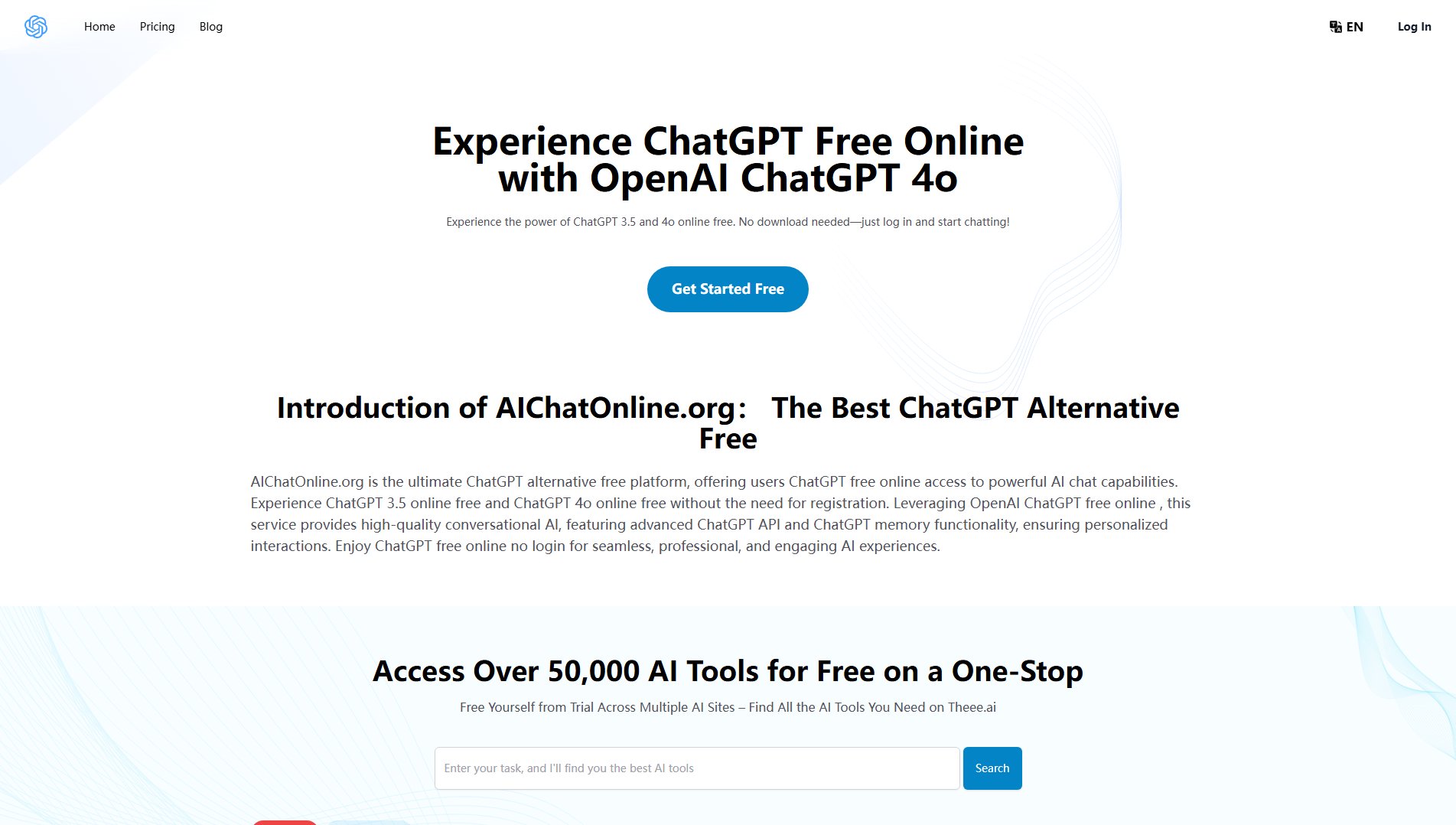 AIChatOnline.org AIChatOnline.org Interface & Screenshots