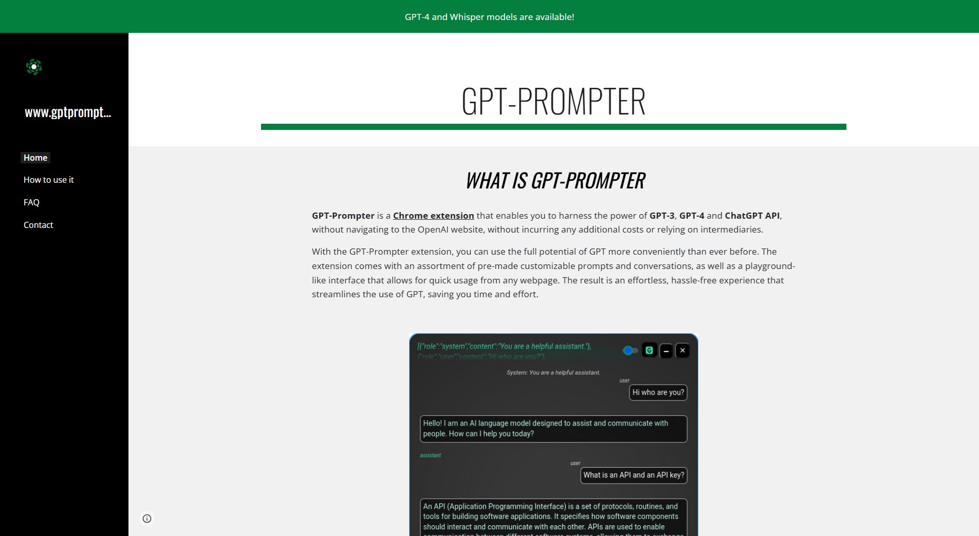 GPT-Prompter GPT-Prompter Interface & Screenshots
