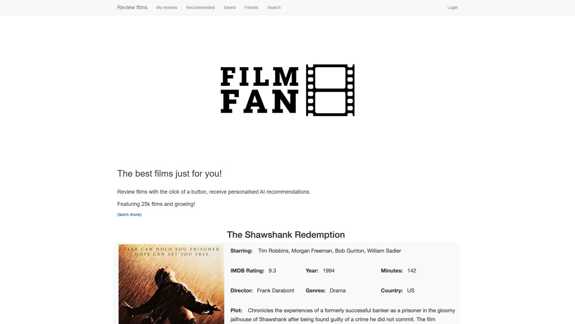 FilmFan FilmFan Interface & Screenshots FilmFan FilmFan Interface & Screenshots