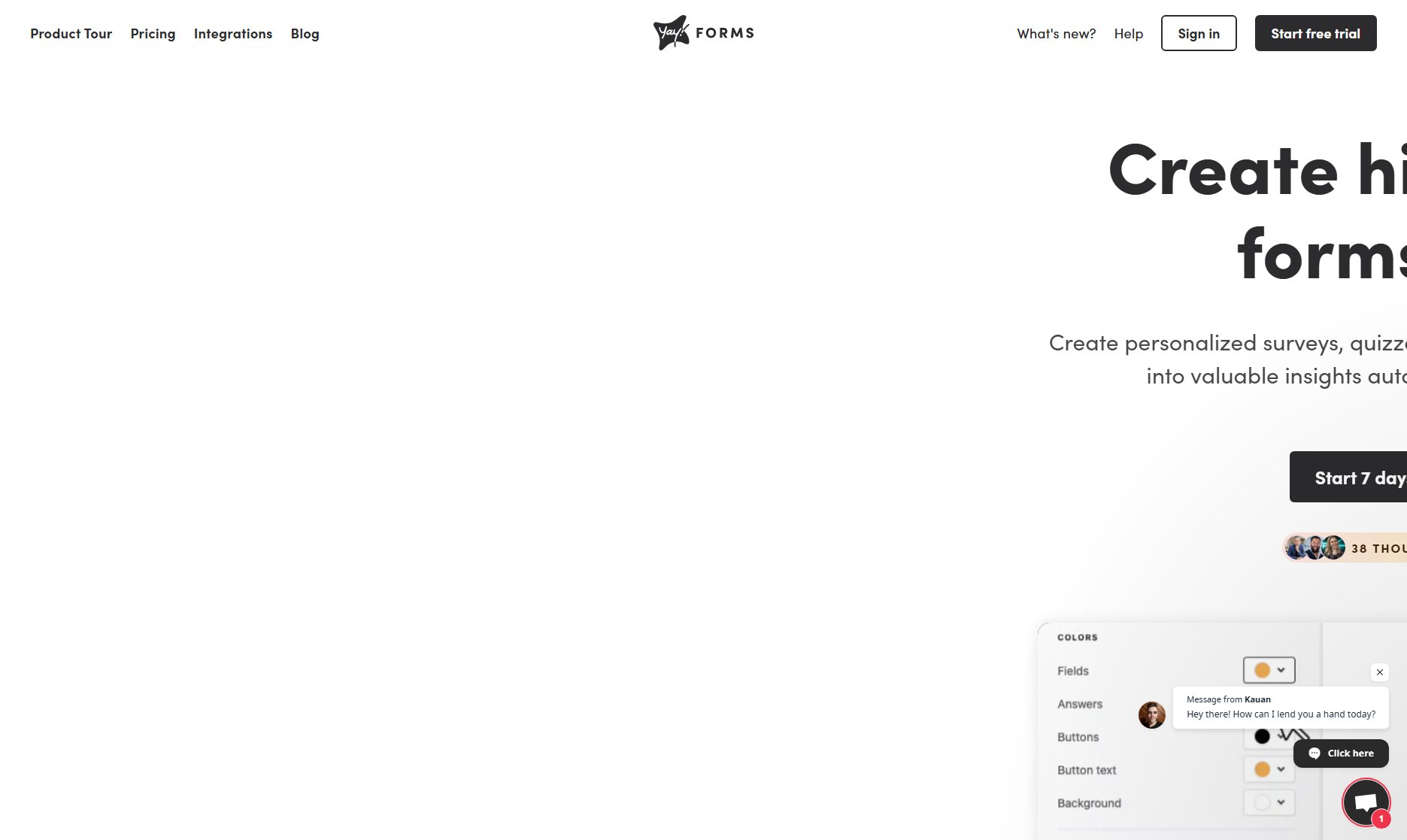 Yay! Forms Yay! Forms Interface & Screenshots
