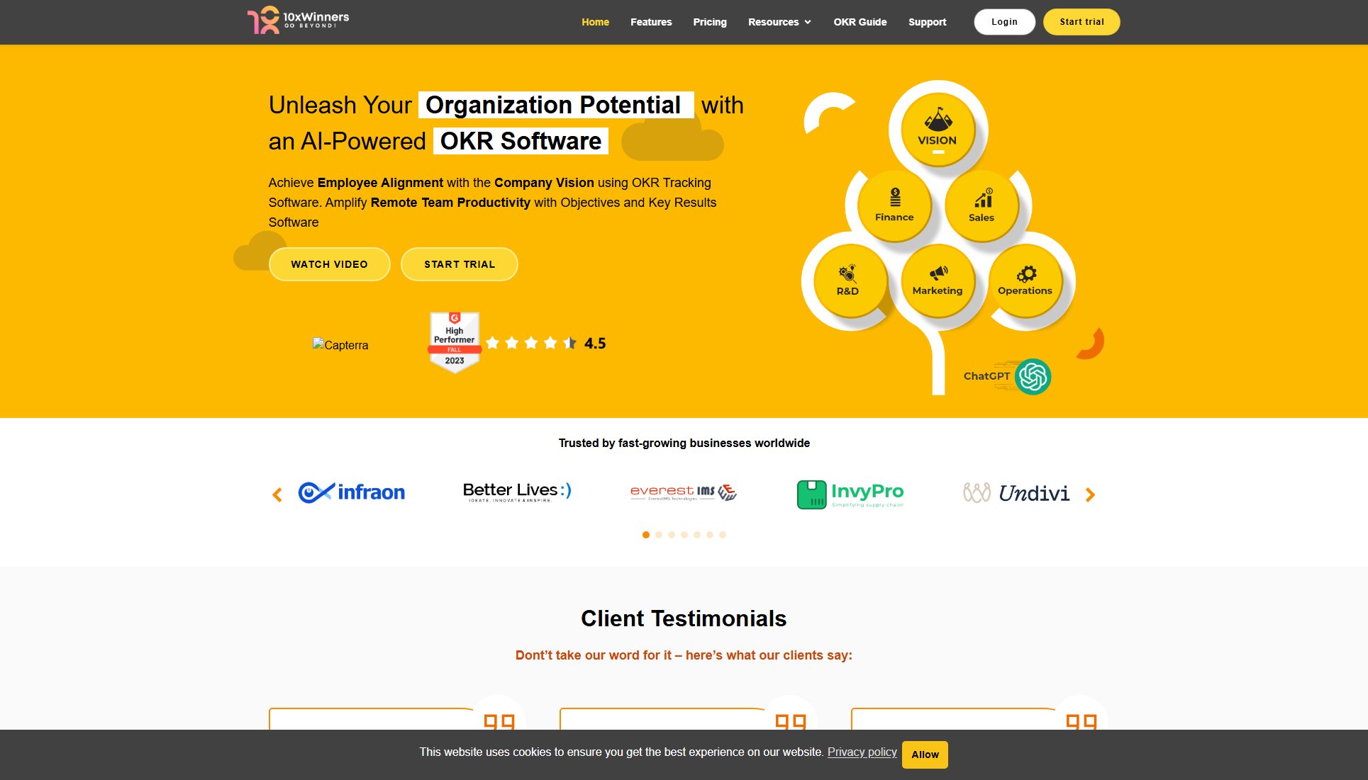 10xWinners OKR Software 10xWinners OKR Software Interface & Screenshots 10xWinners OKR Software 10xWinners OKR Software Interface & Screenshots