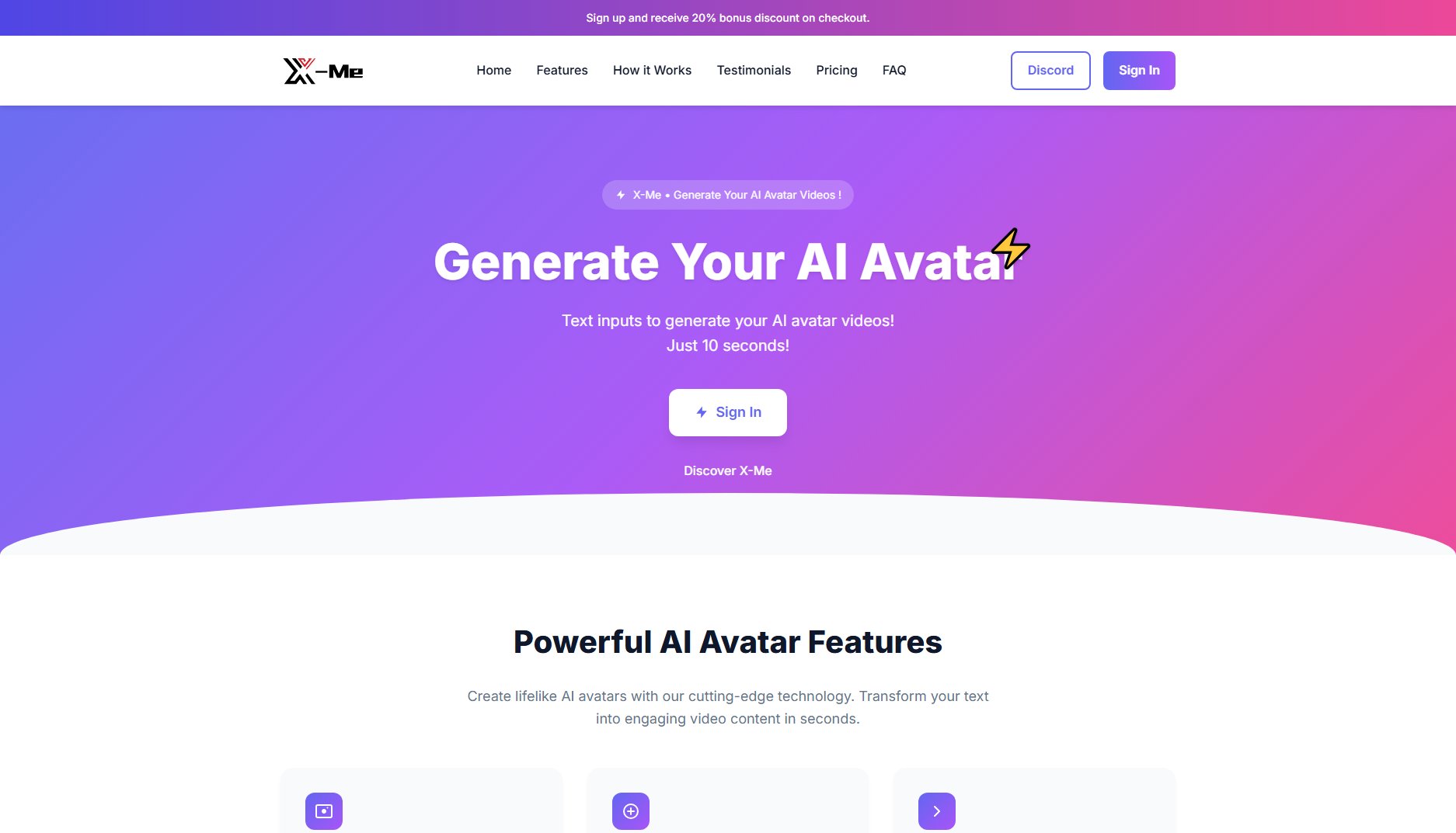 X-Me AI X-Me AI Interface & Screenshots