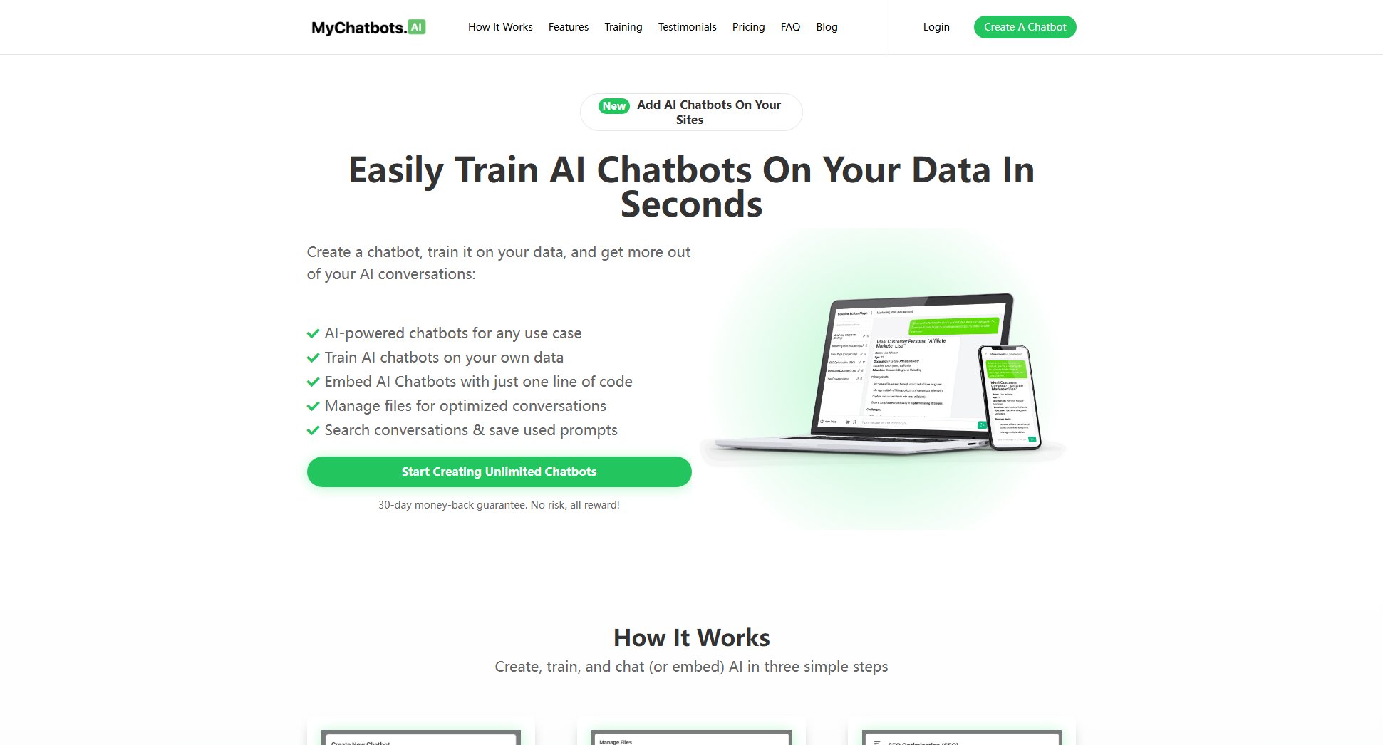 MyChatbots.AI MyChatbots.AI Interface & Screenshots