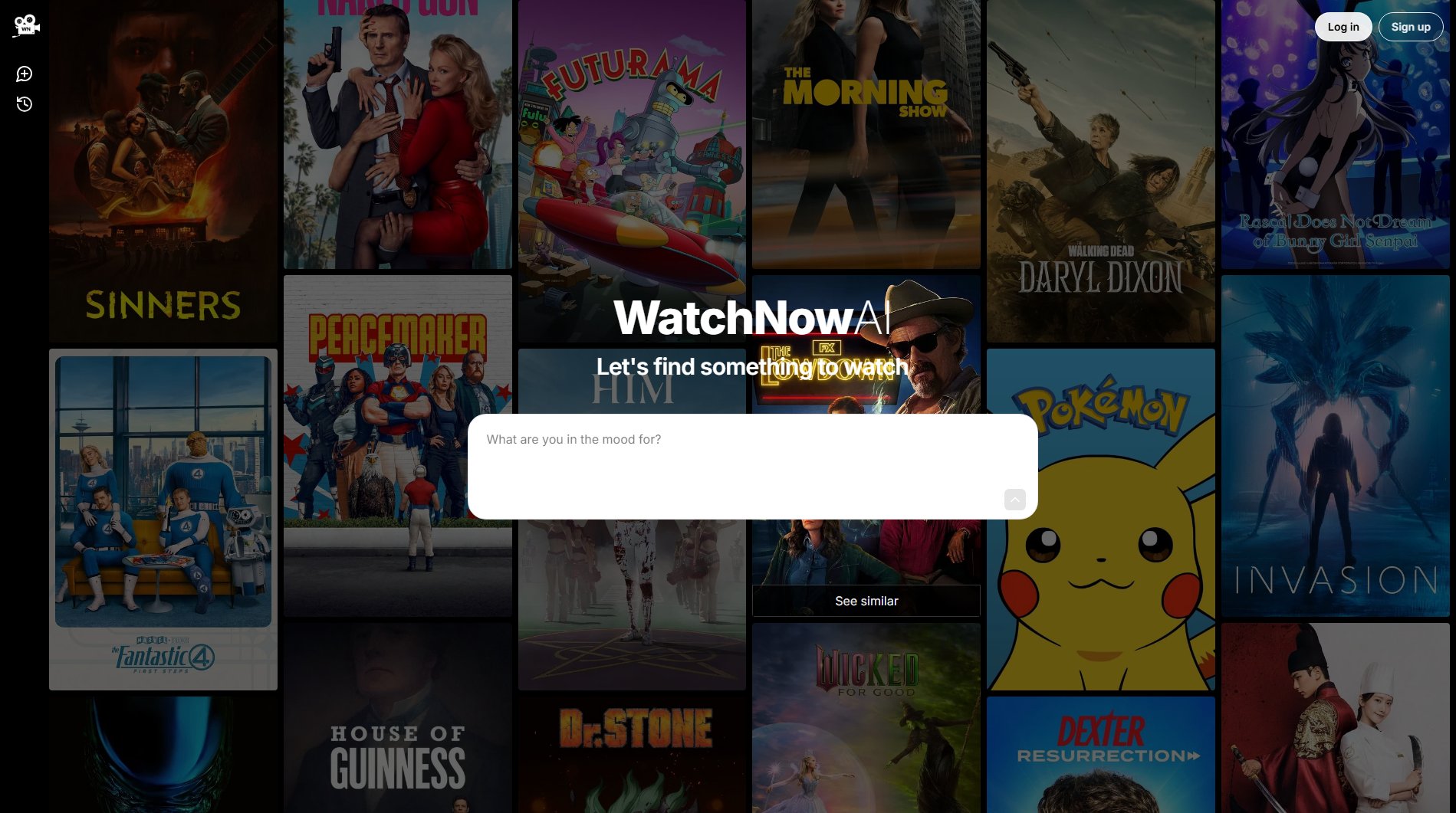 WatchNow AI WatchNow AI Interface & Screenshots