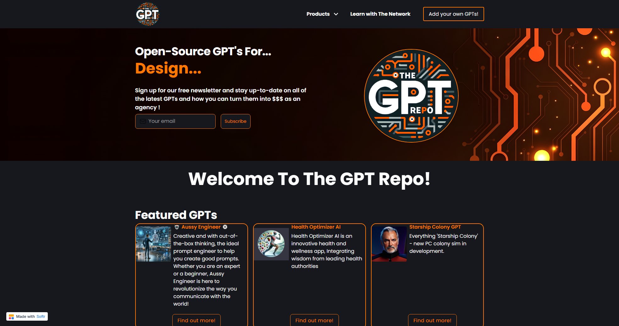 The GPT Repo The GPT Repo Interface & Screenshots The GPT Repo The GPT Repo Interface & Screenshots