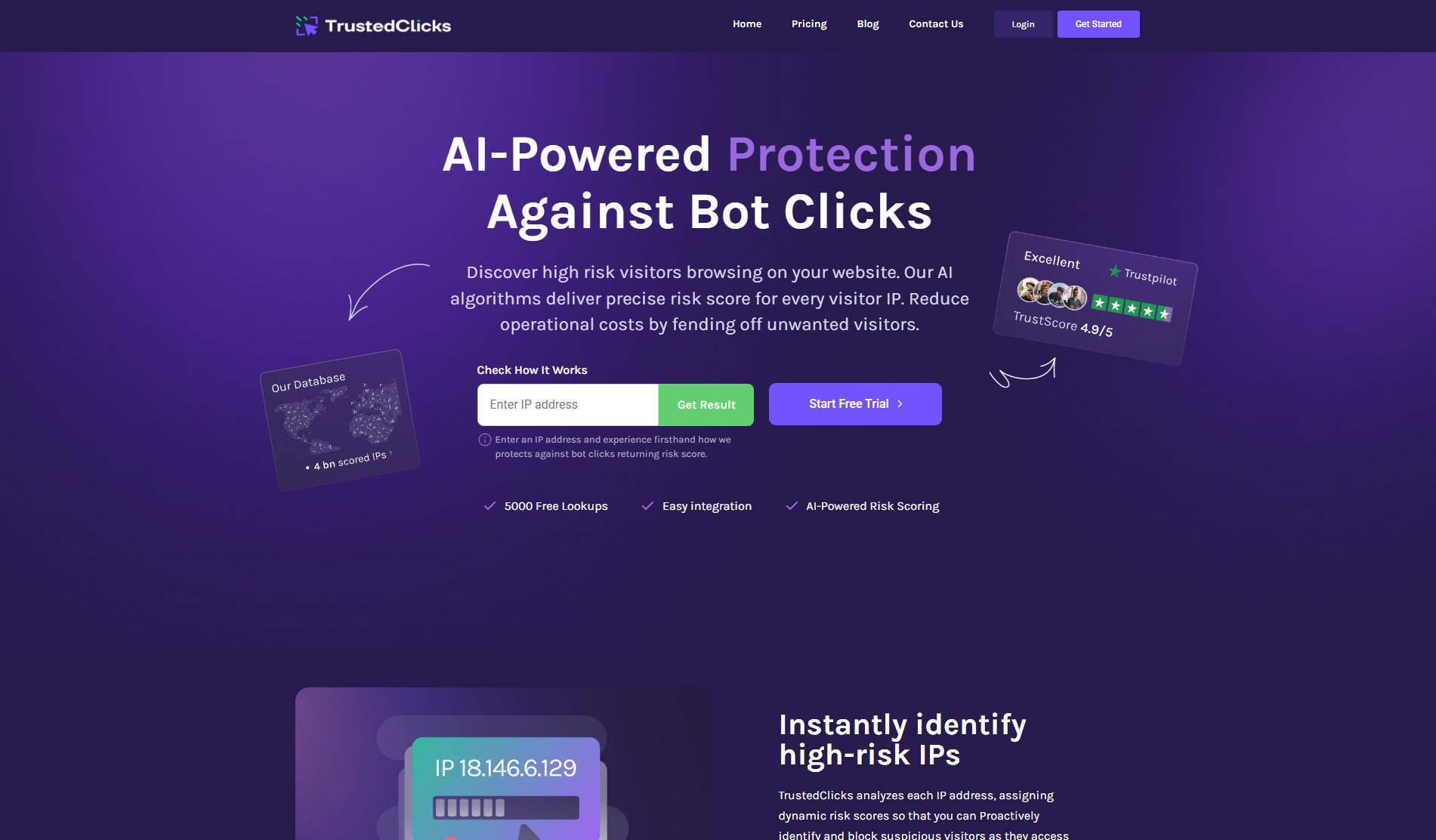 TrustedClicks TrustedClicks Interface & Screenshots