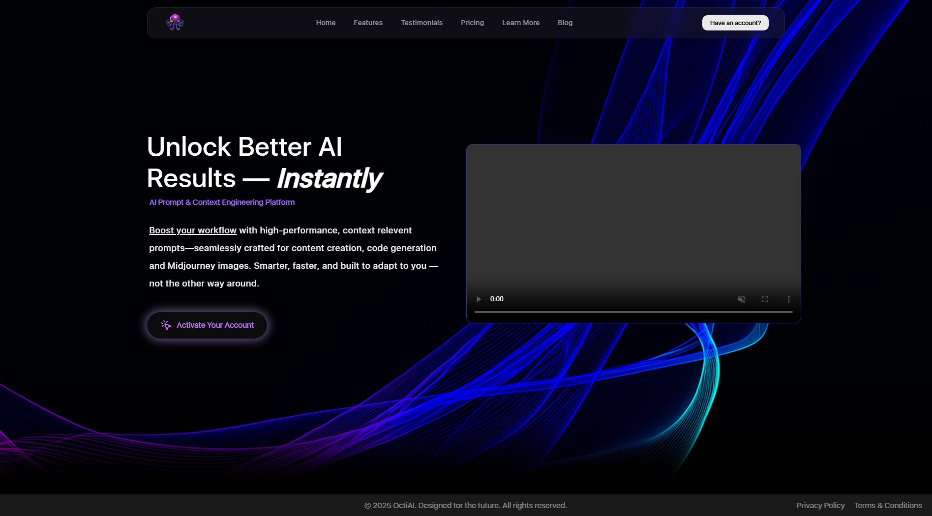 OctiAI OctiAI Interface & Screenshots OctiAI OctiAI Interface & Screenshots