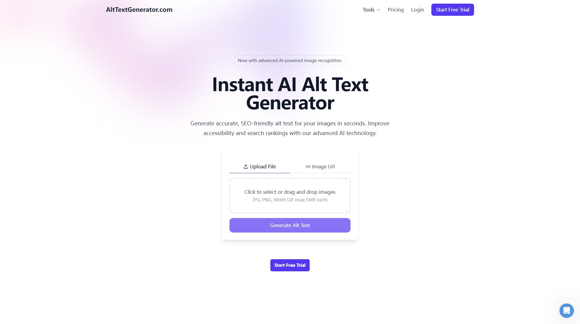 Free Instant AI Alt Text Generator Free Instant AI Alt Text Generator Interface & Screenshots