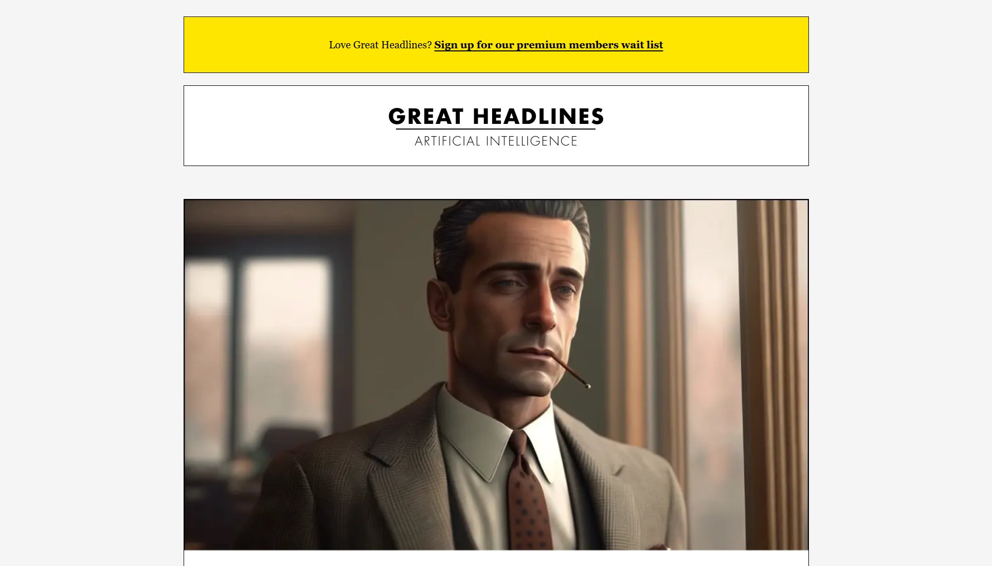 Great Headlines Great Headlines Interface & Screenshots Great Headlines Great Headlines Interface & Screenshots