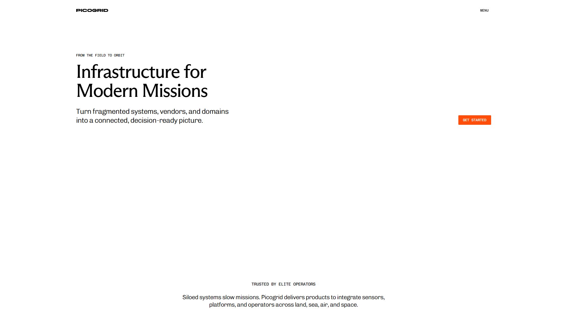 Picogrid Picogrid Interface & Screenshots