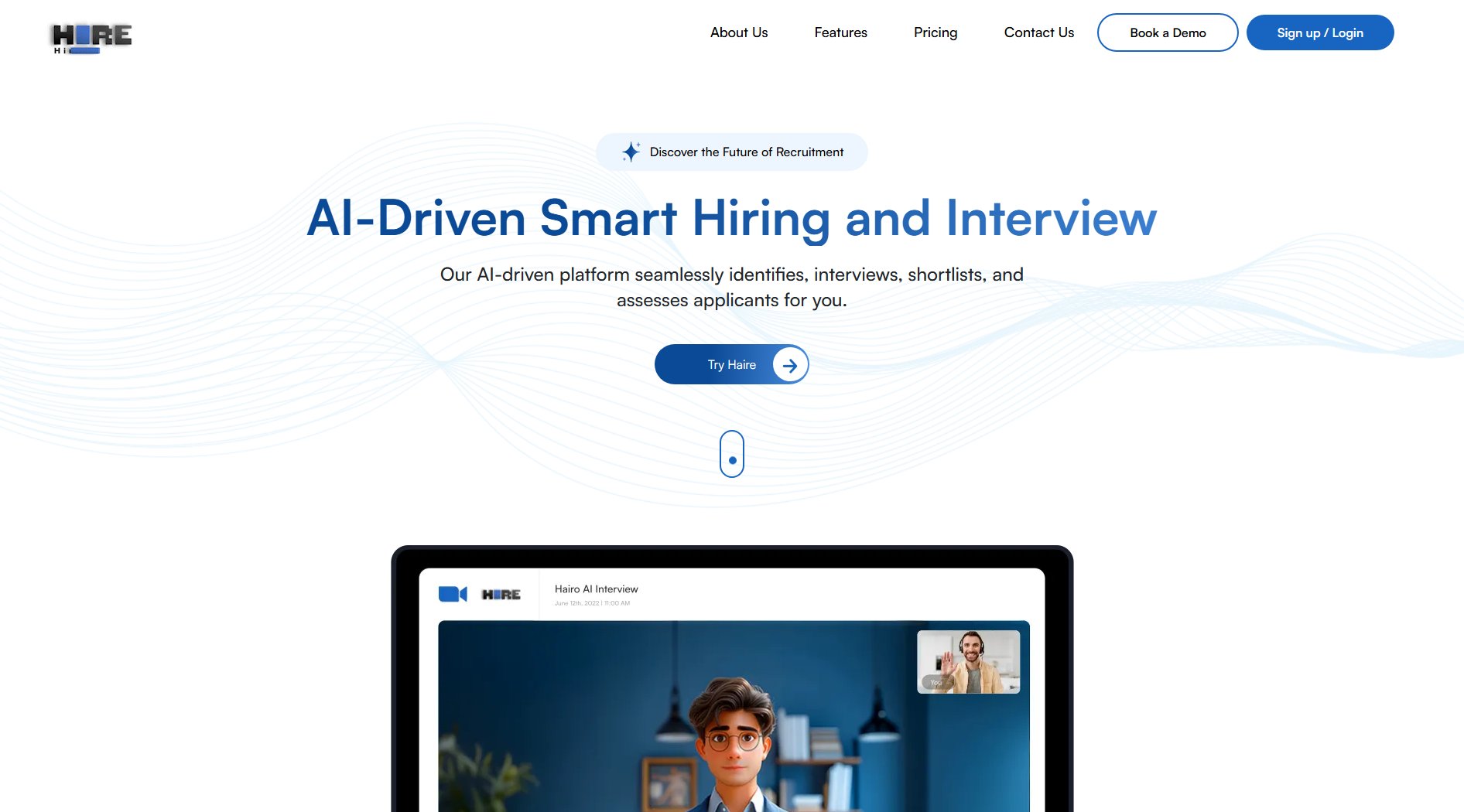 Haire Haire Interface & Screenshots