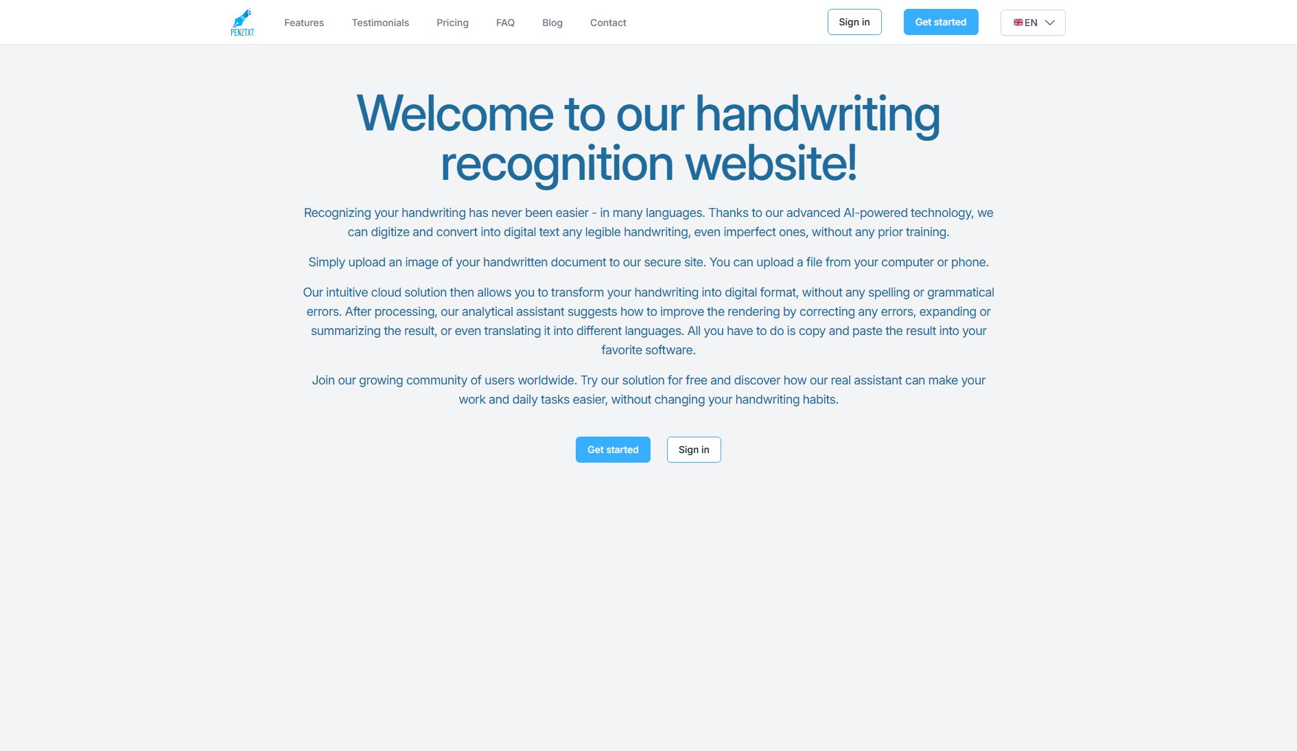 Pen2txt Pen2txt Interface & Screenshots Pen2txt Pen2txt Interface & Screenshots