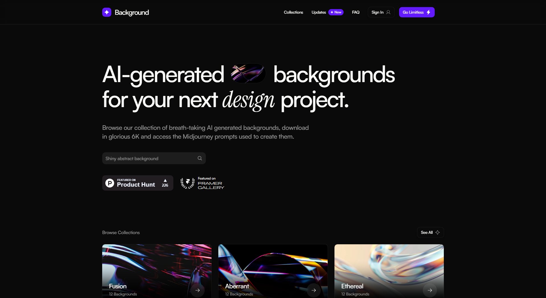 Background Background Interface & Screenshots