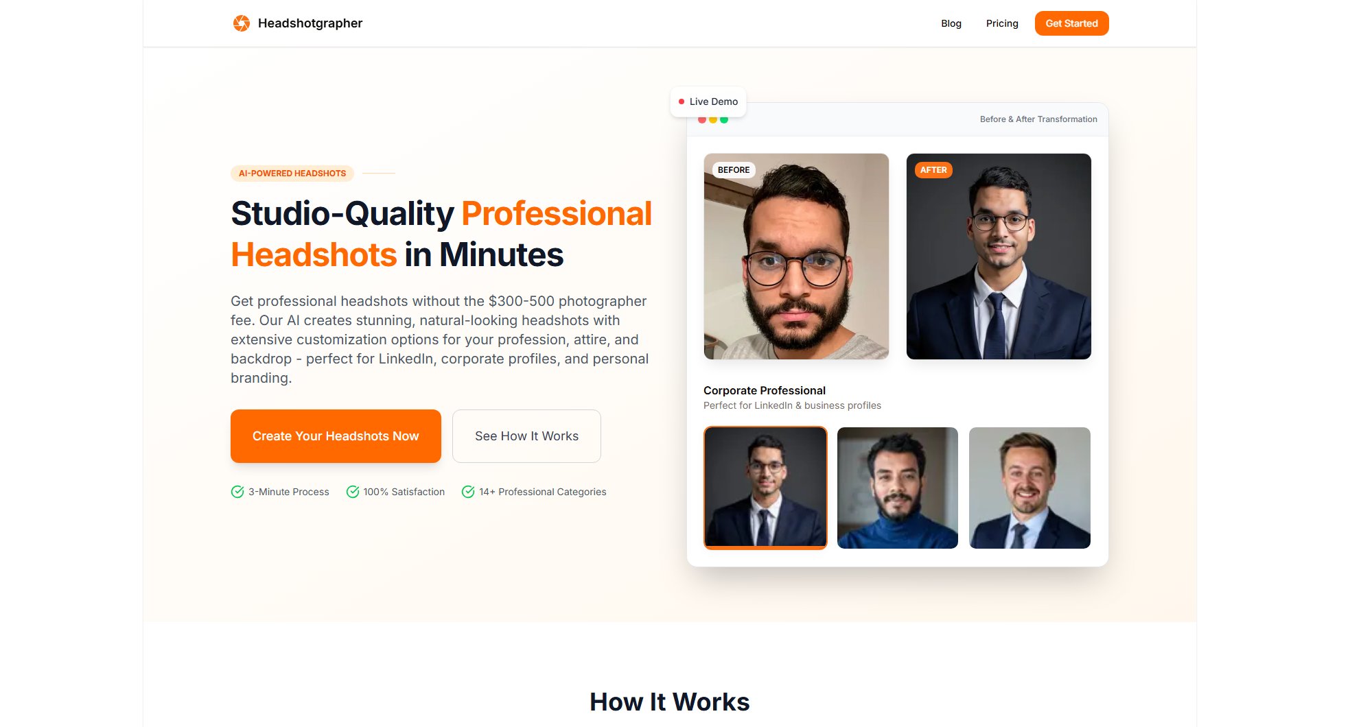 Headshotgrapher Headshotgrapher Interface & Screenshots