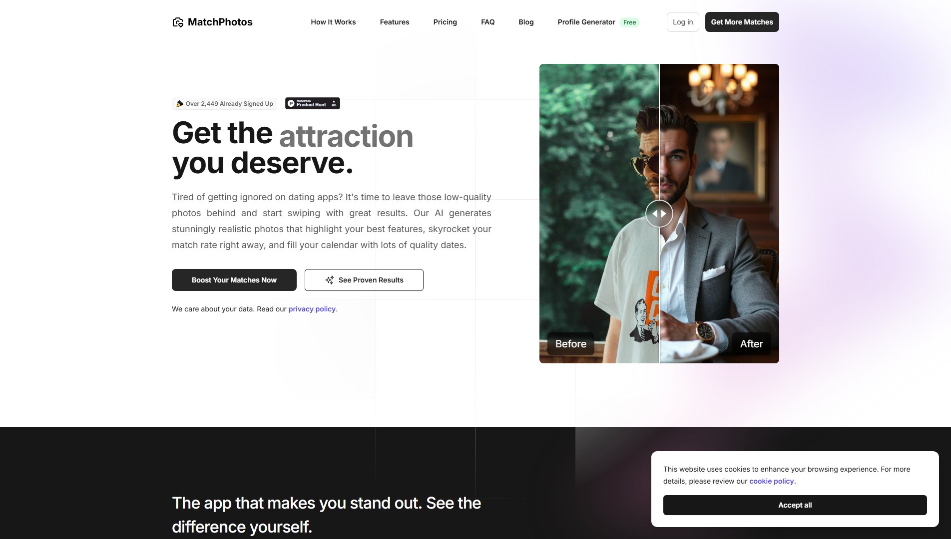 MatchPhotos MatchPhotos Interface & Screenshots