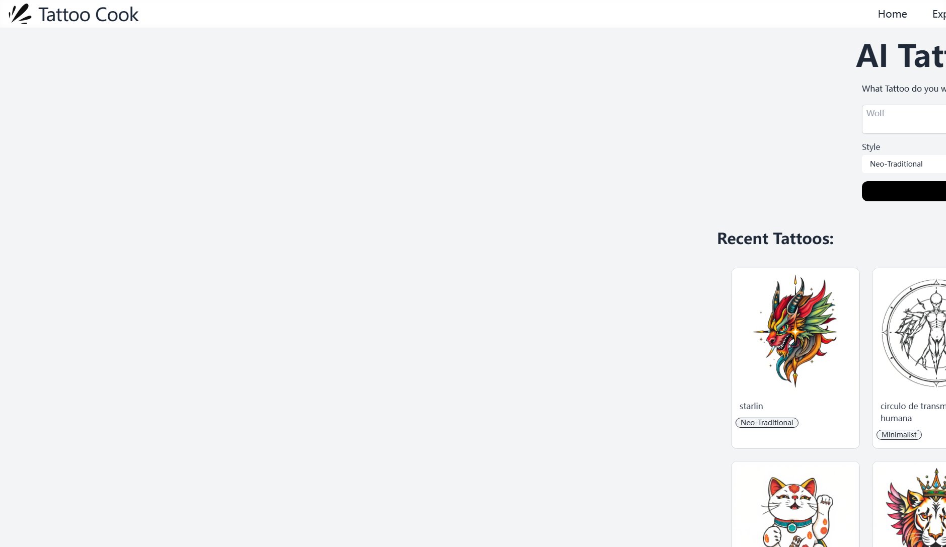 AI Tattoo Generator AI Tattoo Generator Interface & Screenshots AI Tattoo Generator AI Tattoo Generator Interface & Screenshots