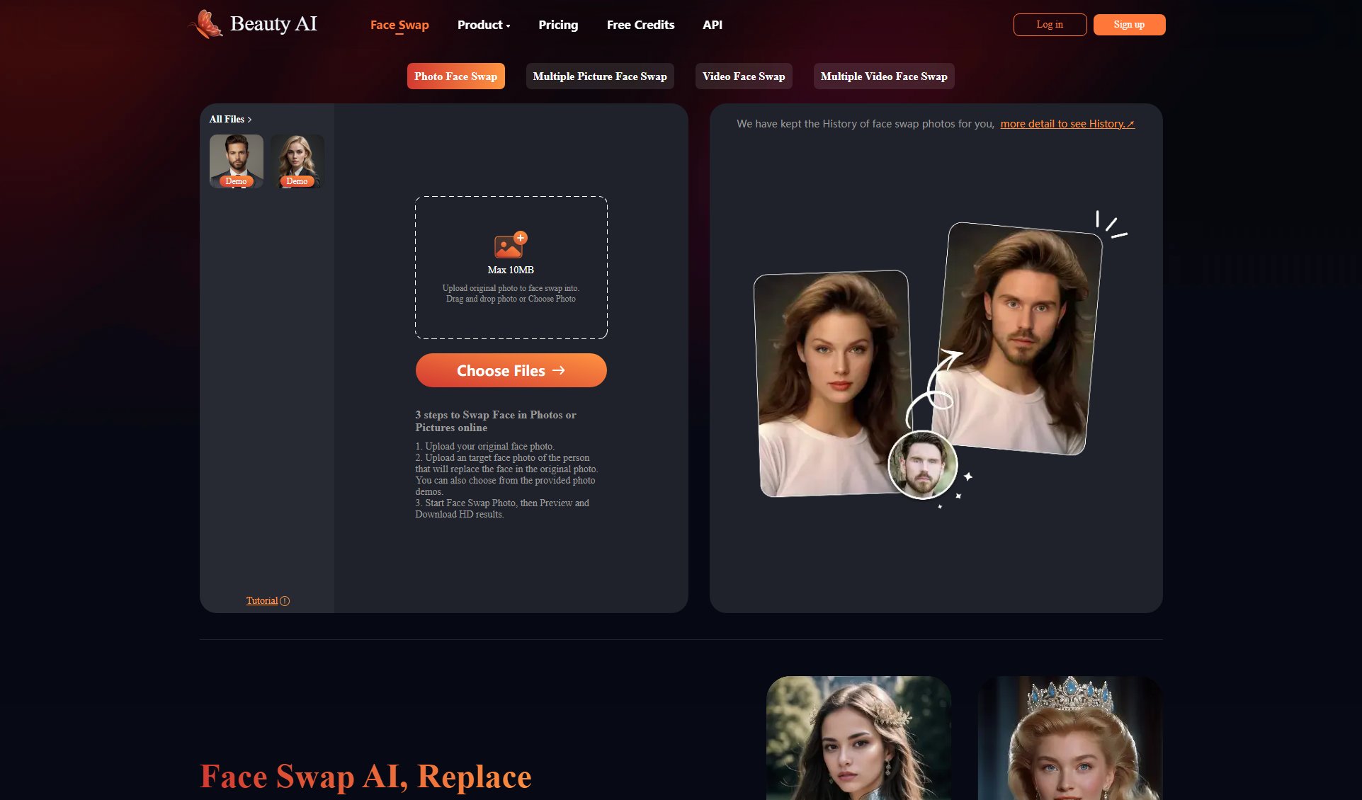 Free Face Swap AI Free Face Swap AI Interface & Screenshots