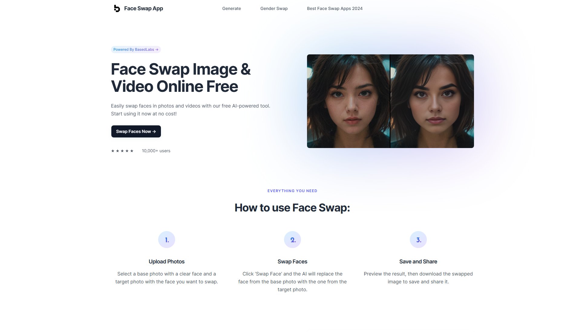 Face Swap App Face Swap App Interface & Screenshots