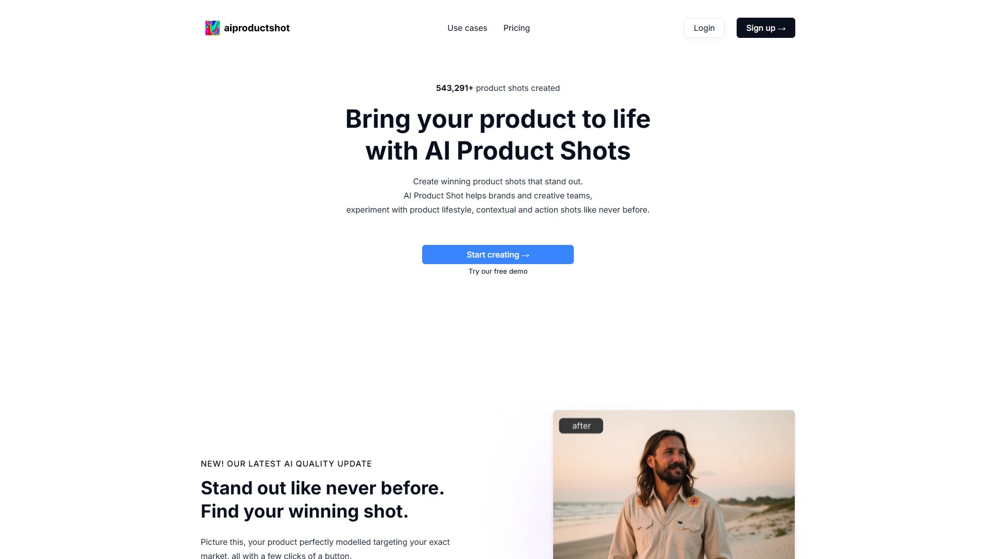 AI Product Shot AI Product Shot Interface & Screenshots