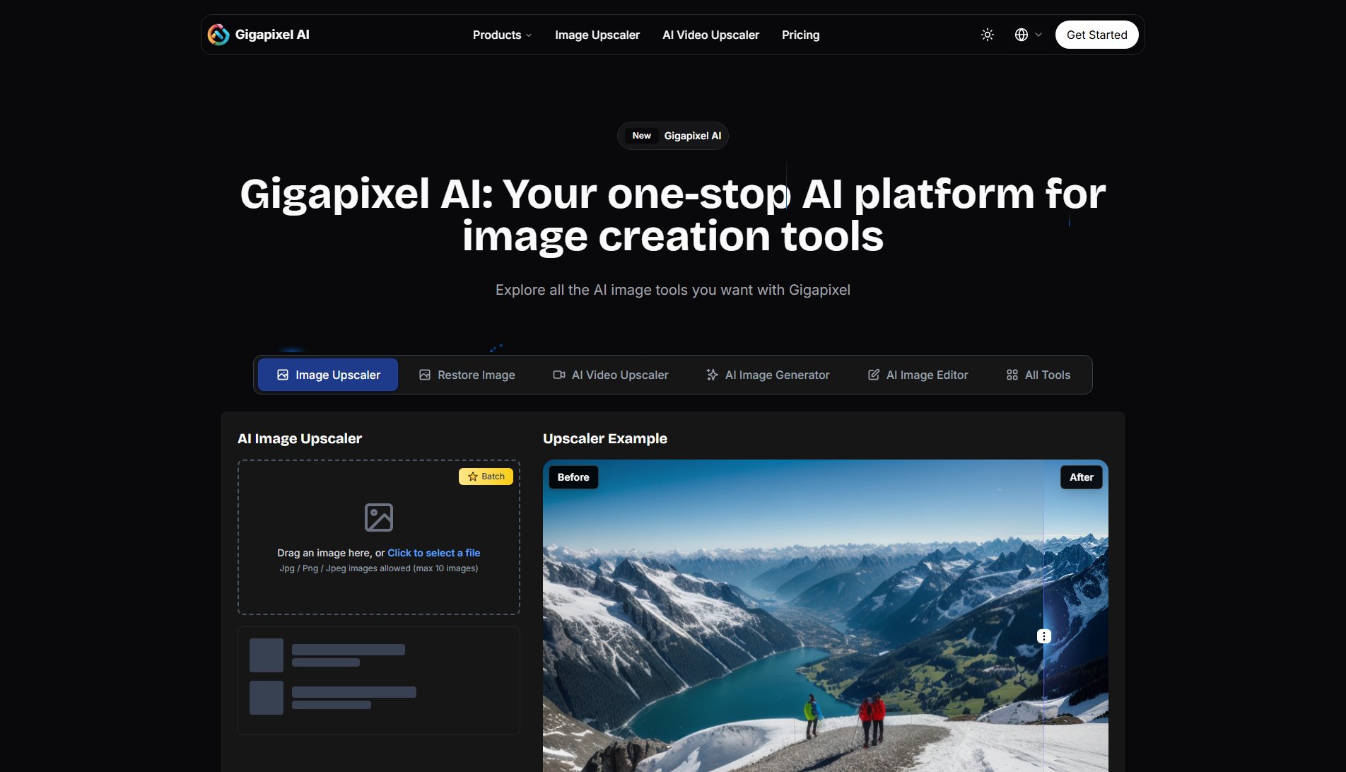 Gigapixel AI Gigapixel AI Interface & Screenshots Gigapixel AI Gigapixel AI Interface & Screenshots