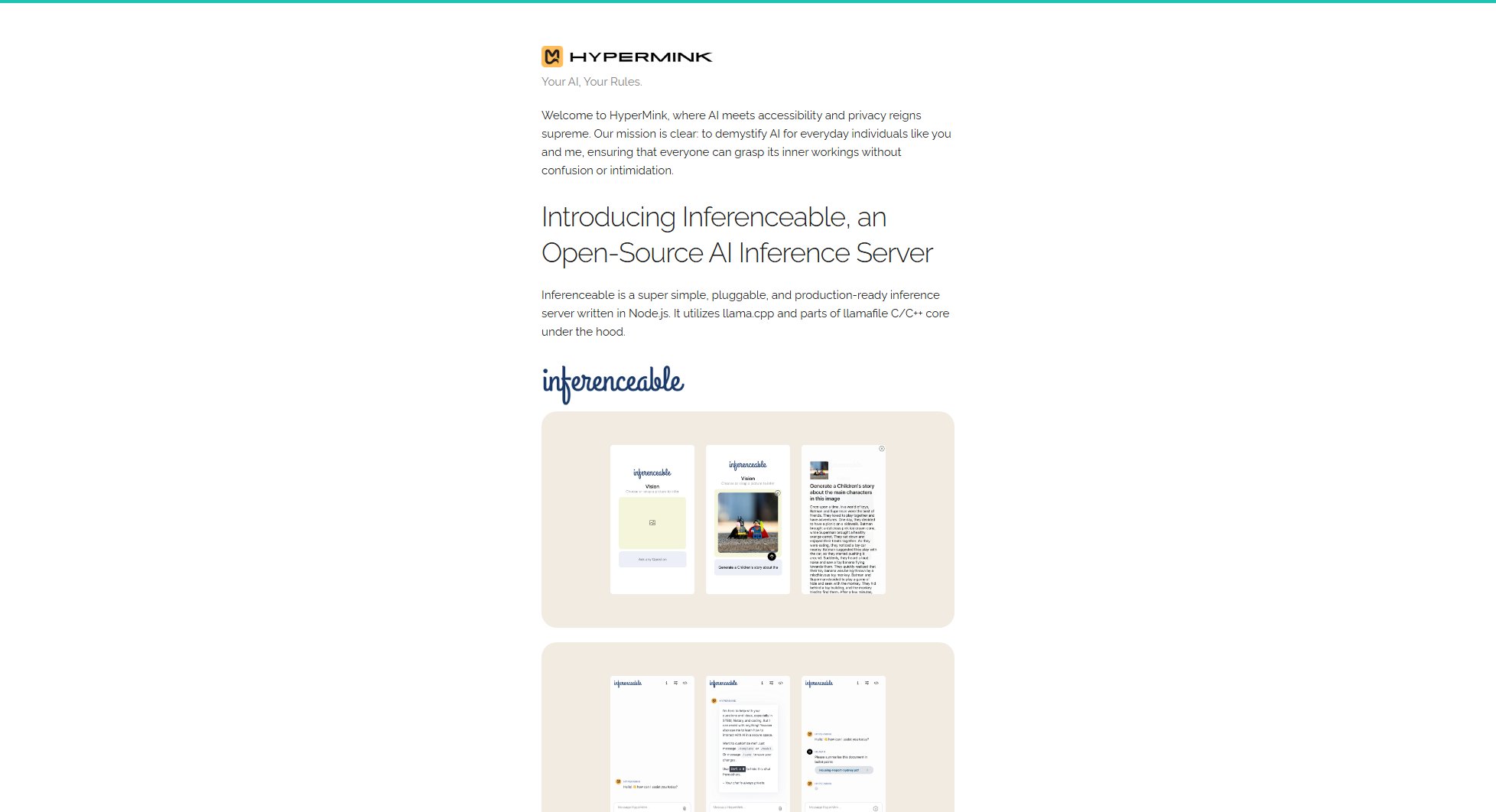 HyperMink AI HyperMink AI Interface & Screenshots HyperMink AI HyperMink AI Interface & Screenshots