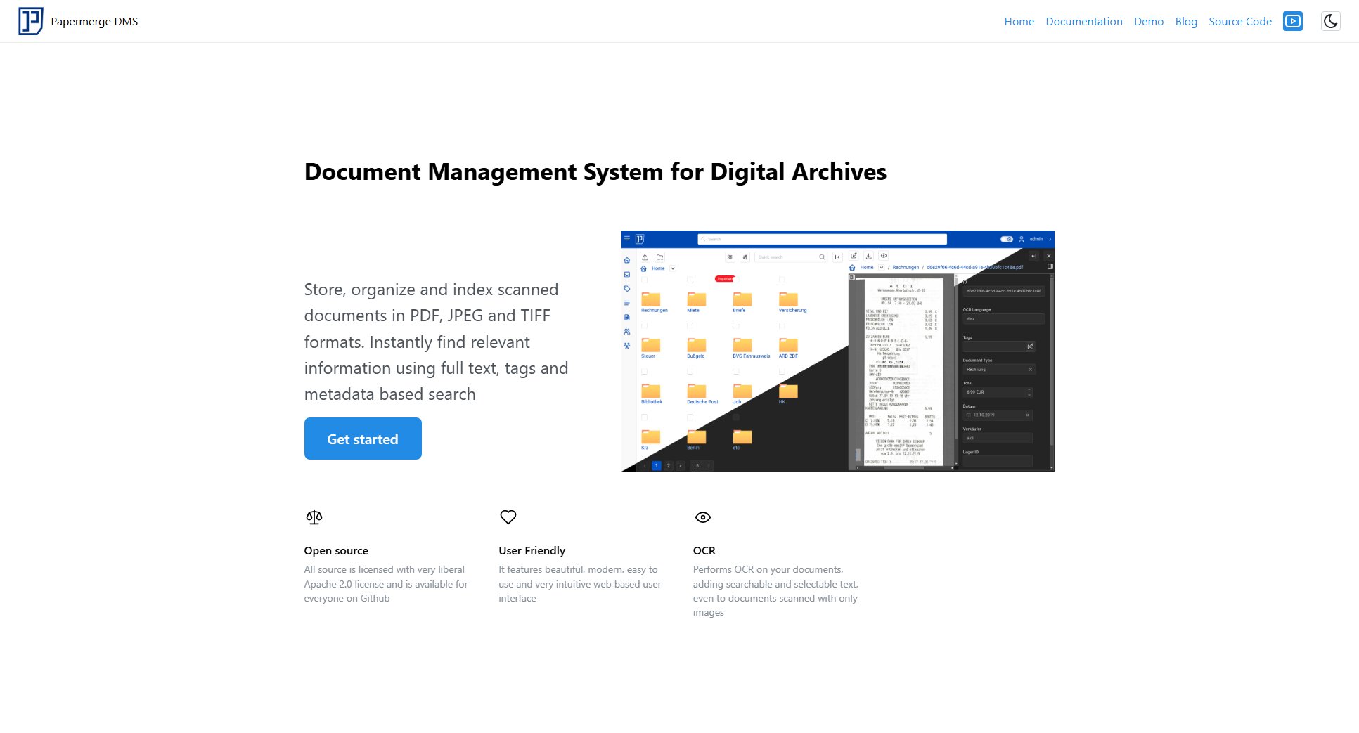 Papermerge DMS Papermerge DMS Interface & Screenshots Papermerge DMS Papermerge DMS Interface & Screenshots