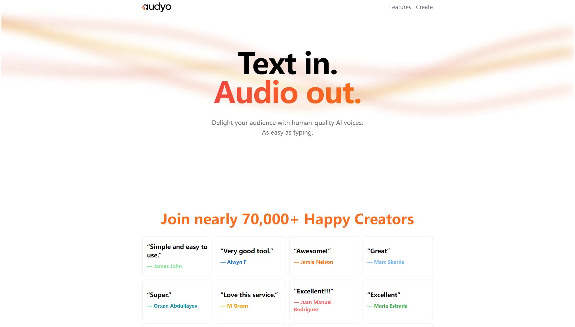 Audyo Audyo Interface & Screenshots Audyo Audyo Interface & Screenshots