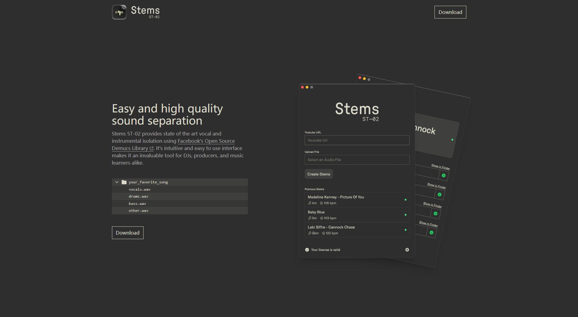 Stems ST-02 Stems ST-02 Interface & Screenshots Stems ST-02 Stems ST-02 Interface & Screenshots