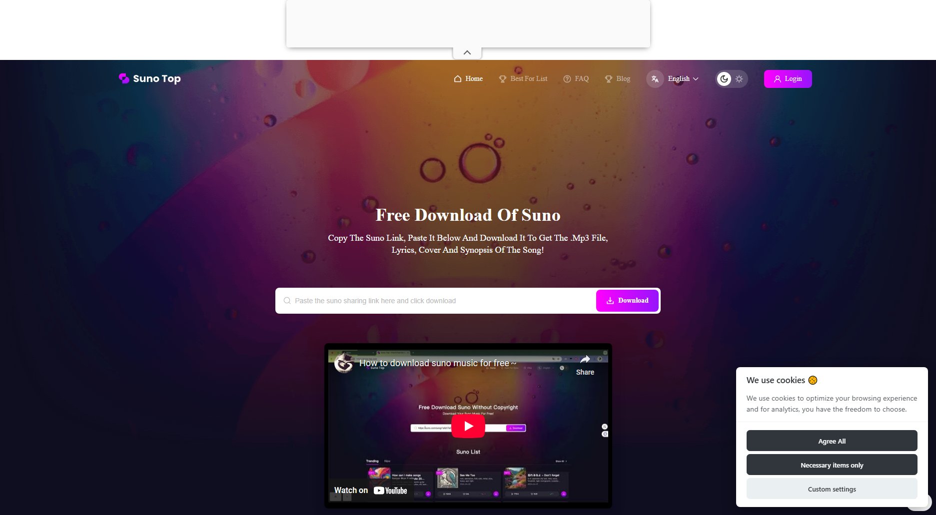 Suno-Top Suno-Top Interface & Screenshots