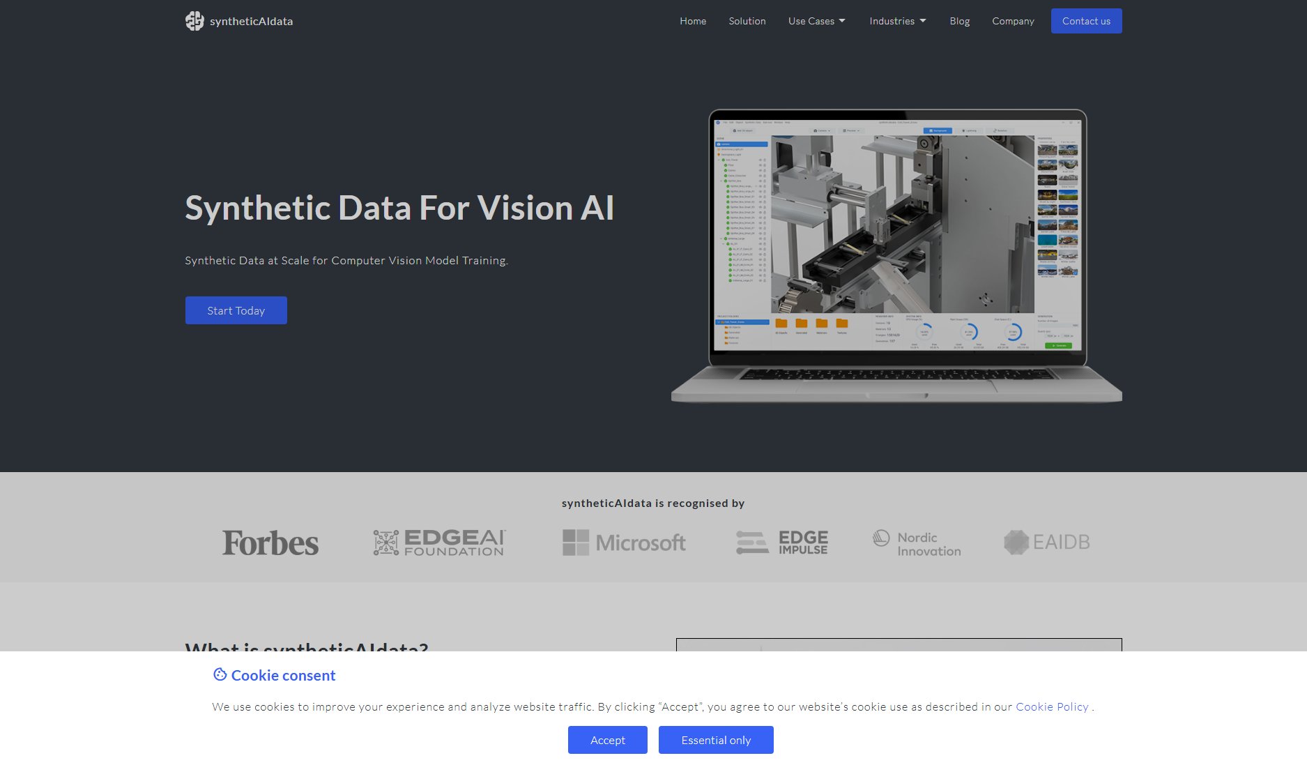 syntheticAIdata syntheticAIdata Interface & Screenshots