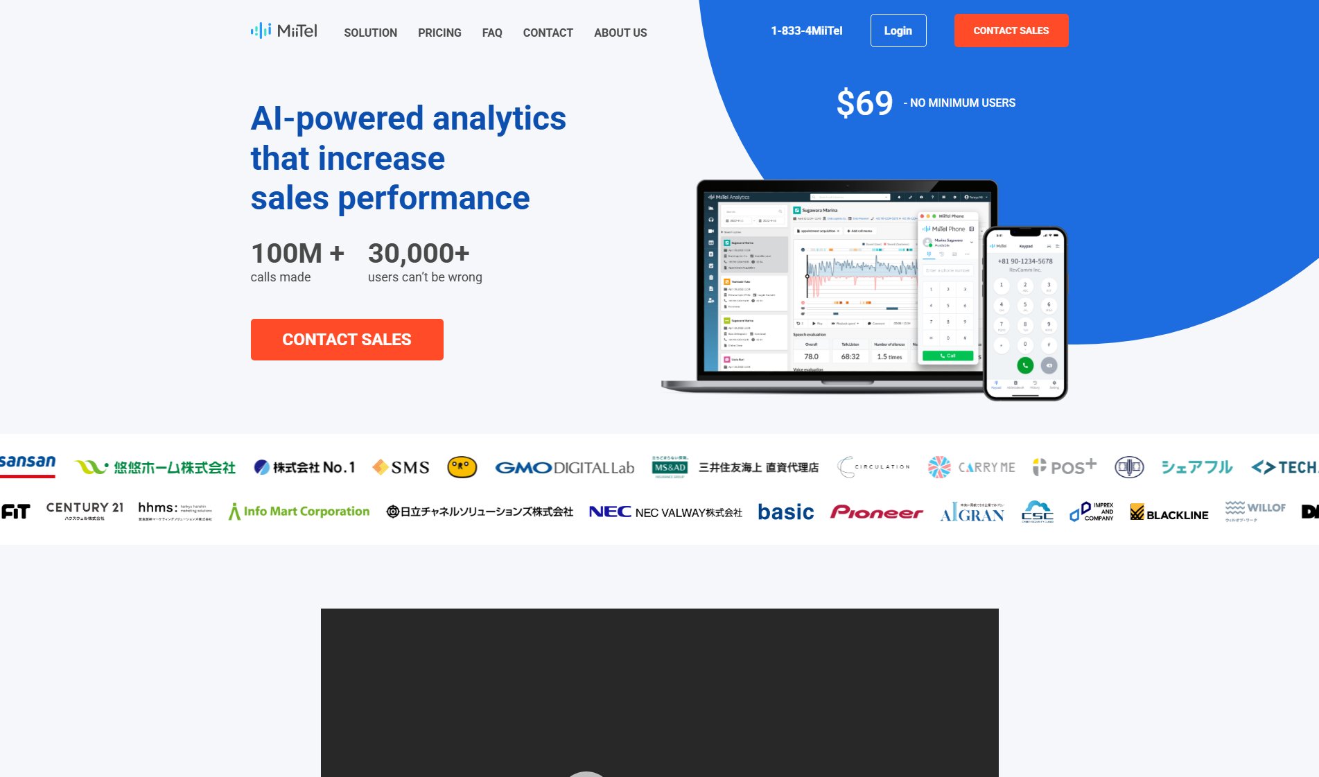 MiiTel MiiTel Interface & Screenshots