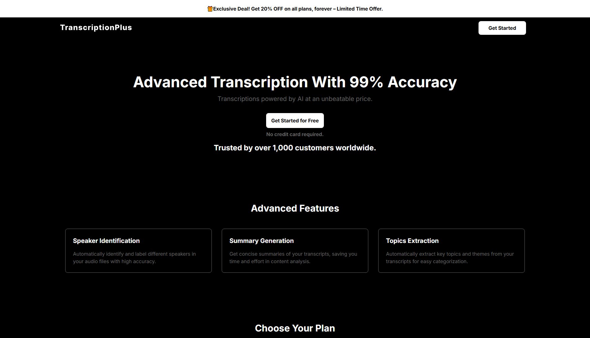 TranscriptionPlus TranscriptionPlus Interface & Screenshots TranscriptionPlus TranscriptionPlus Interface & Screenshots