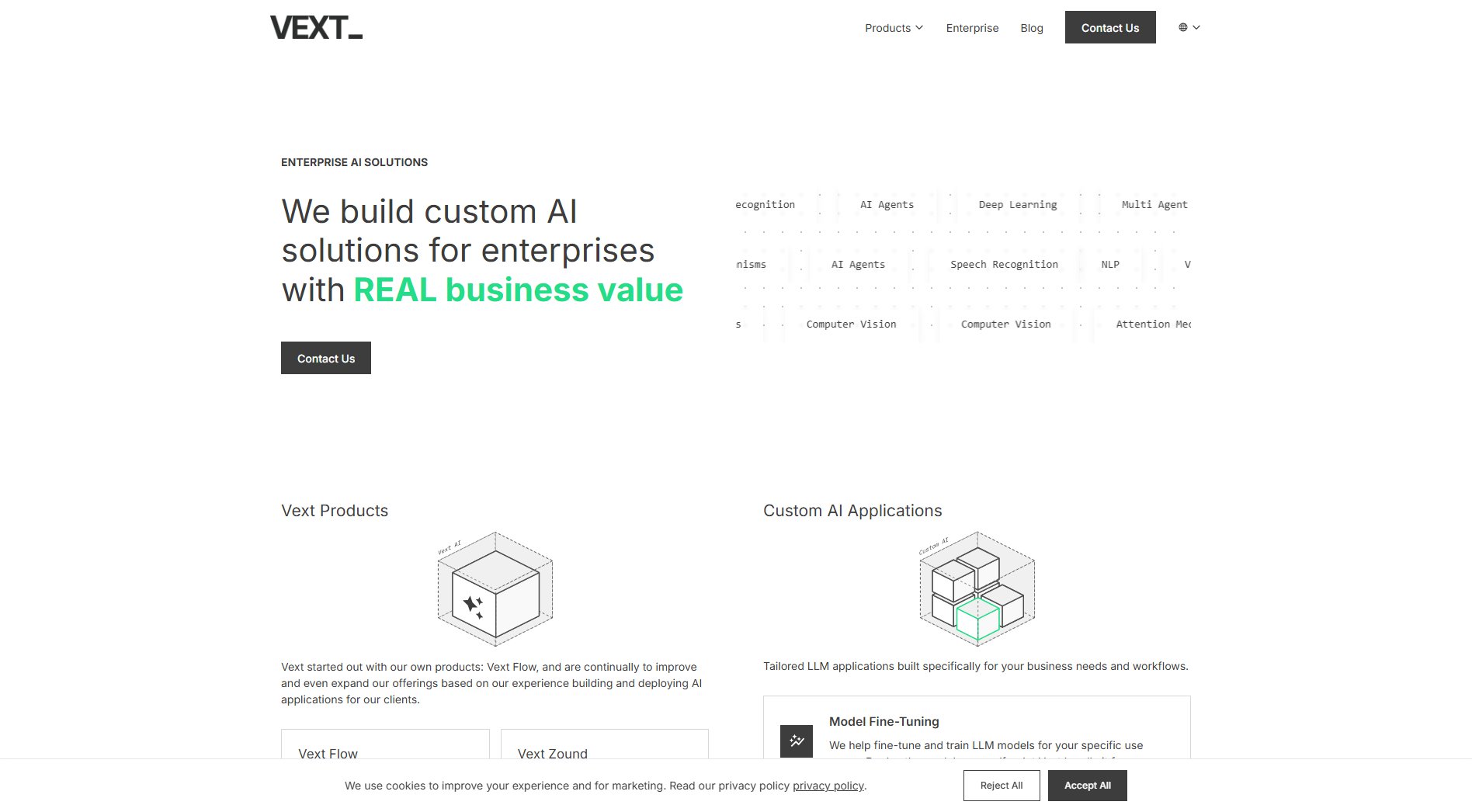 Vext Vext Interface & Screenshots