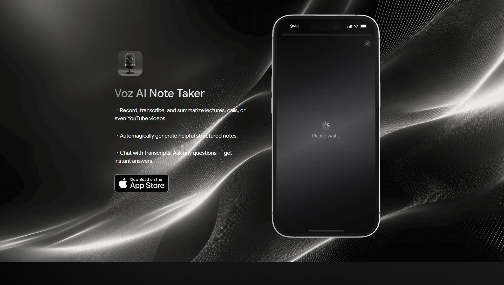 Voz AI Note Taker Voz AI Note Taker Interface & Screenshots Voz AI Note Taker Voz AI Note Taker Interface & Screenshots