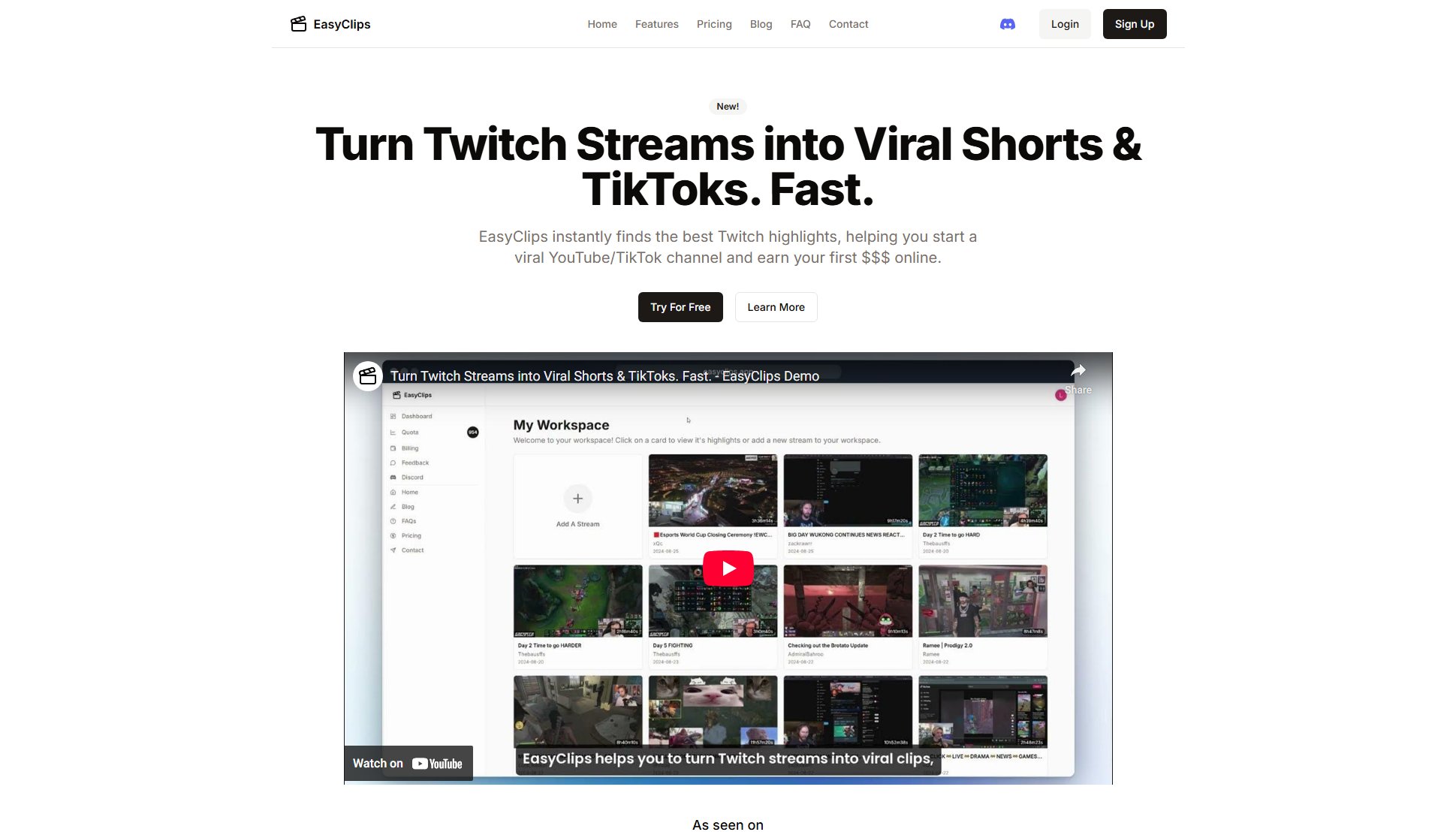 EasyClips EasyClips Interface & Screenshots EasyClips EasyClips Interface & Screenshots