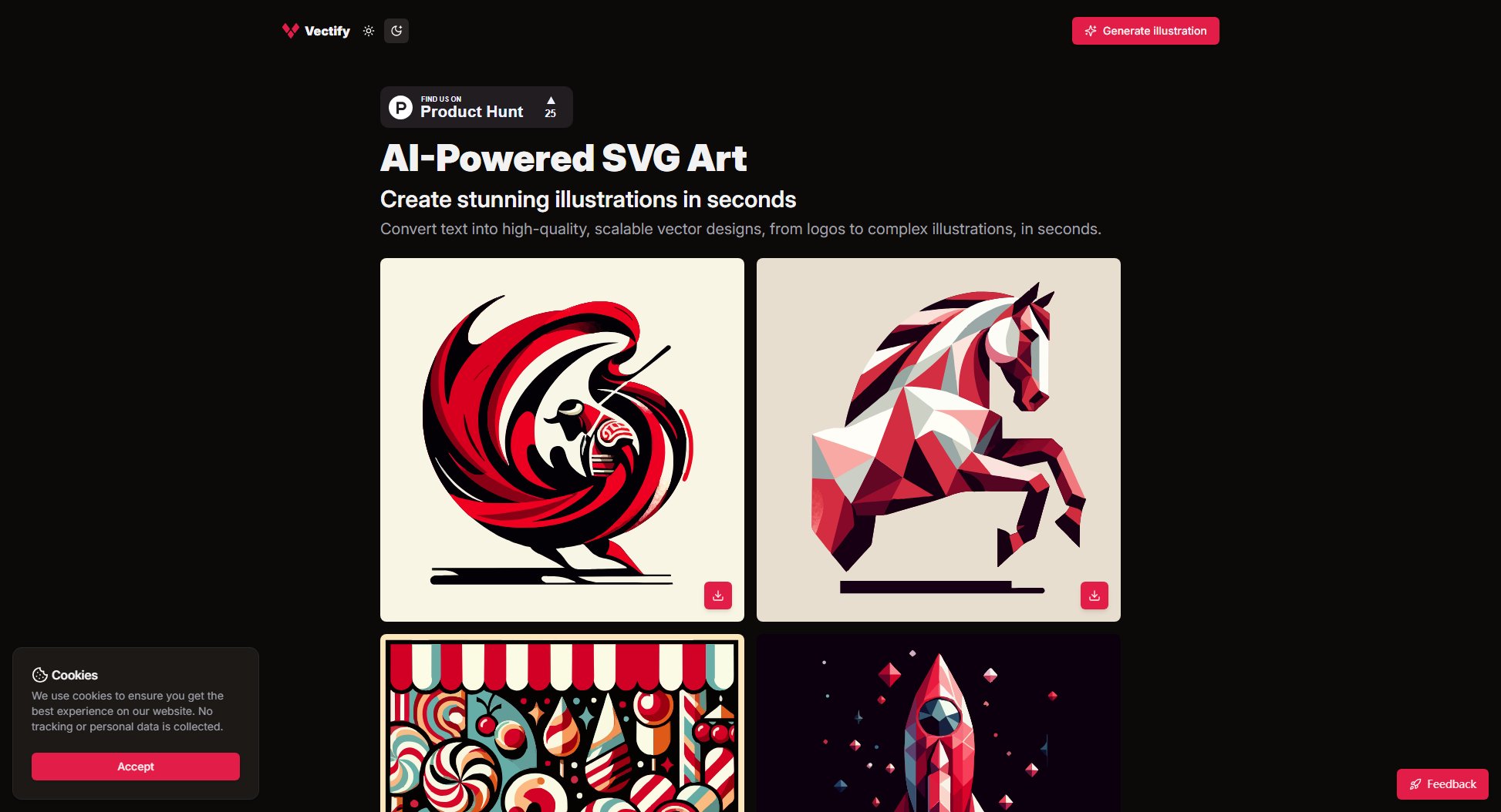 Vectify Vectify Interface & Screenshots Vectify Vectify Interface & Screenshots
