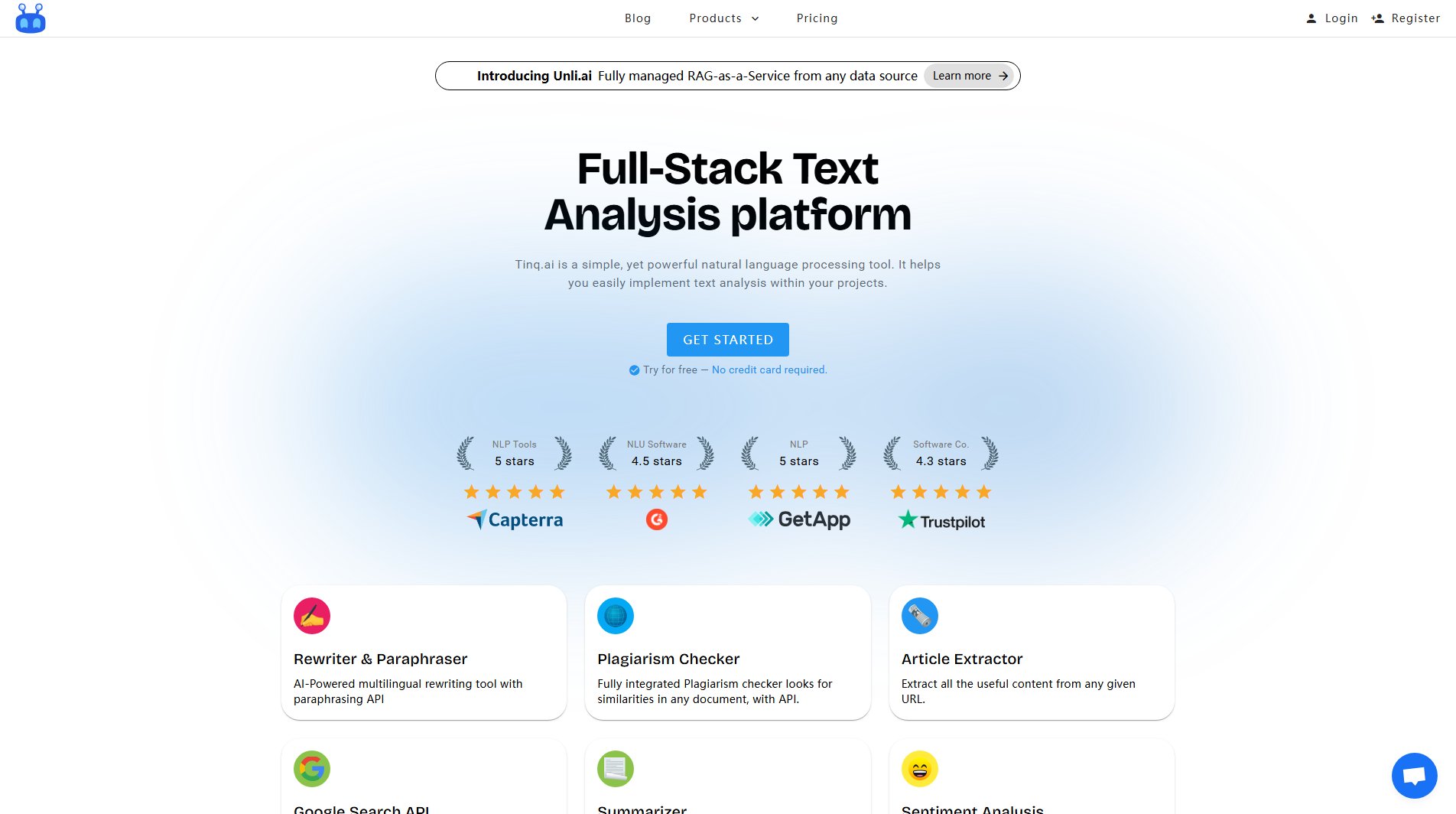 Tinq.ai Tinq.ai Interface & Screenshots Tinq.ai Tinq.ai Interface & Screenshots