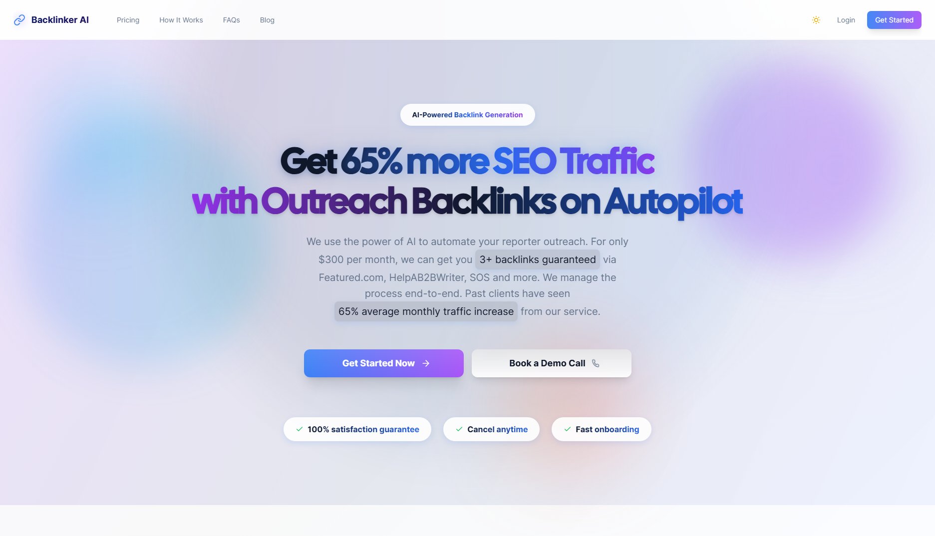 Backlinker AI Backlinker AI Interface & Screenshots