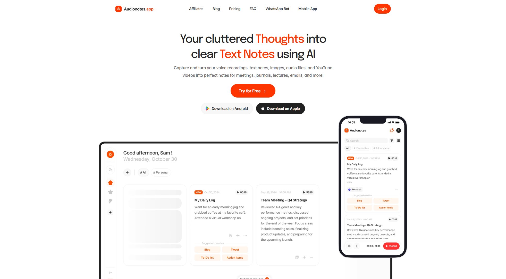 Audionotes Audionotes Interface & Screenshots Audionotes Audionotes Interface & Screenshots