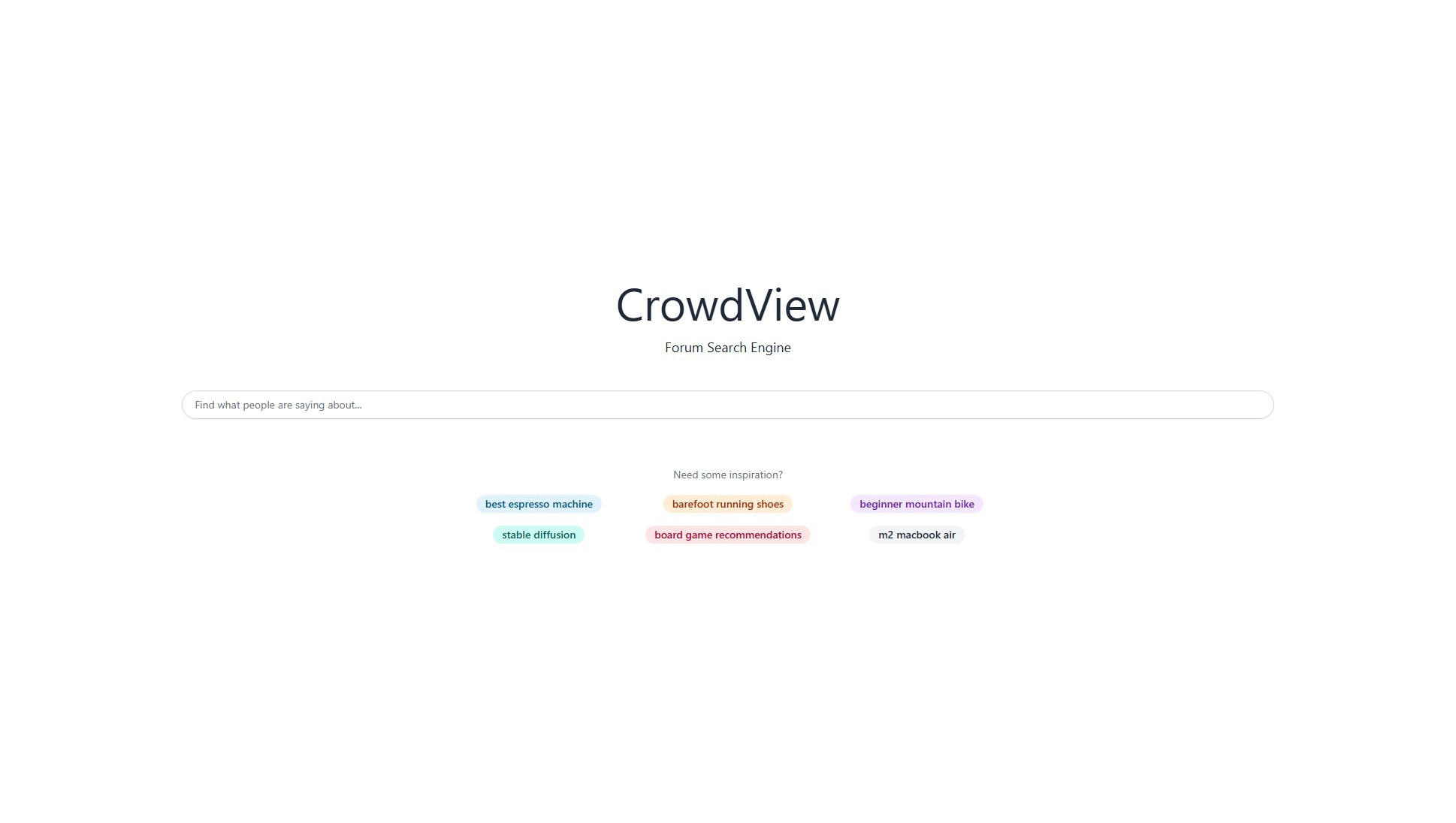 CrowdView CrowdView Interface & Screenshots CrowdView CrowdView Interface & Screenshots