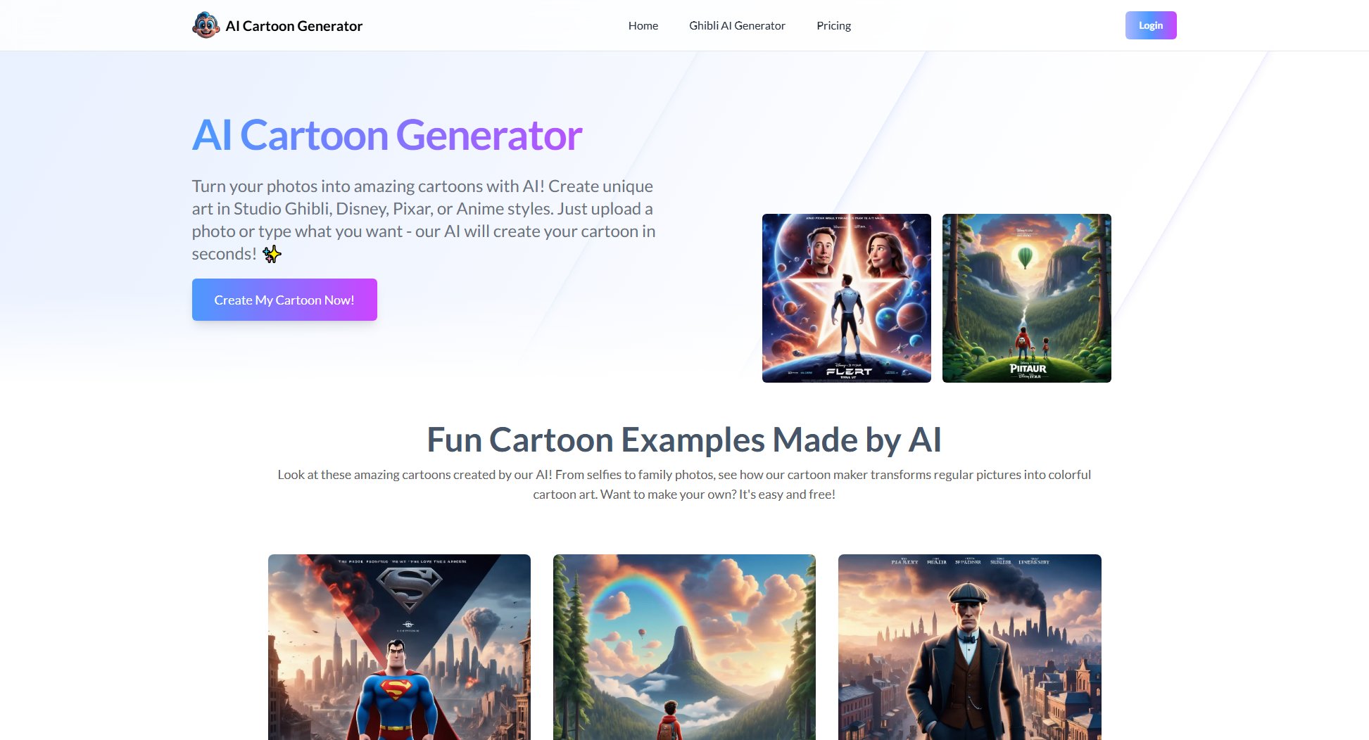 AI Cartoon Generator AI Cartoon Generator Interface & Screenshots AI Cartoon Generator AI Cartoon Generator Interface & Screenshots