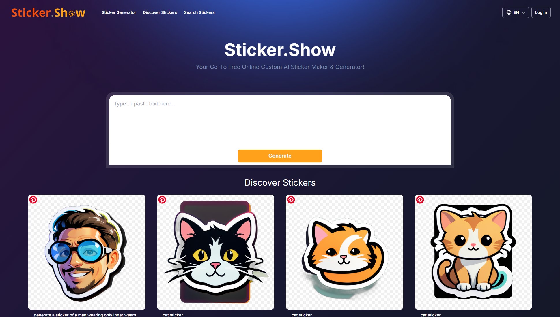 Sticker.Show Sticker.Show Interface & Screenshots